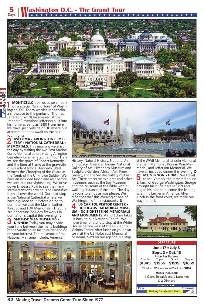 Christian Tours Travel Adventures Catalog Weekly Ad January 1 - December 31, 2026
