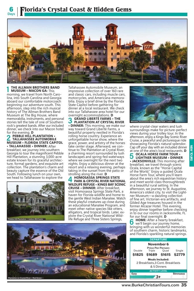 Christian Tours Travel Adventures Catalog Weekly Ad January 1 - December 31, 2026