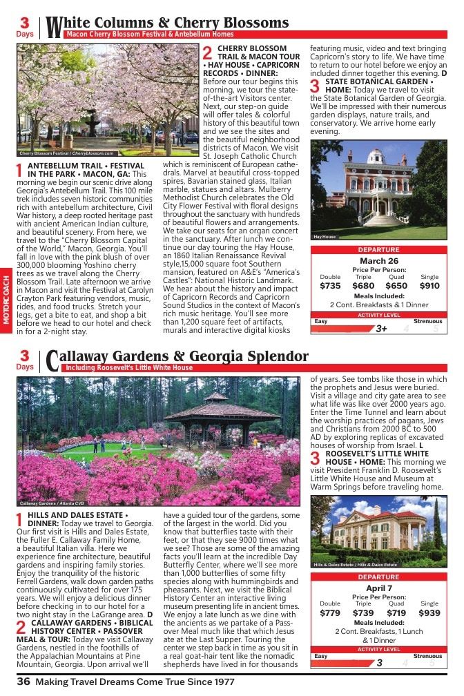 Christian Tours Travel Adventures Catalog Weekly Ad January 1 - December 31, 2026