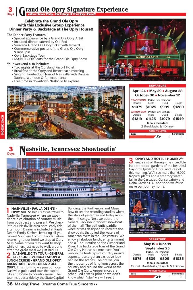 Christian Tours Travel Adventures Catalog Weekly Ad January 1 - December 31, 2026