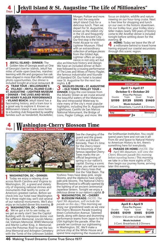 Christian Tours Travel Adventures Catalog Weekly Ad January 1 - December 31, 2026