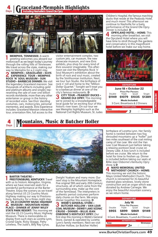 Christian Tours Travel Adventures Catalog Weekly Ad January 1 - December 31, 2026