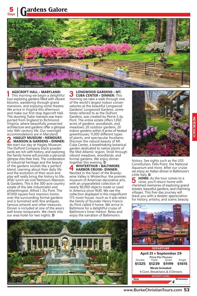 Christian Tours Travel Adventures Catalog Weekly Ad January 1 - December 31, 2026