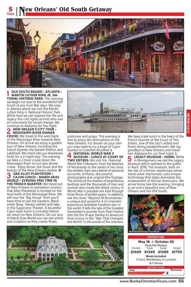 Christian Tours Travel Adventures Catalog Weekly Ad January 1 - December 31, 2026