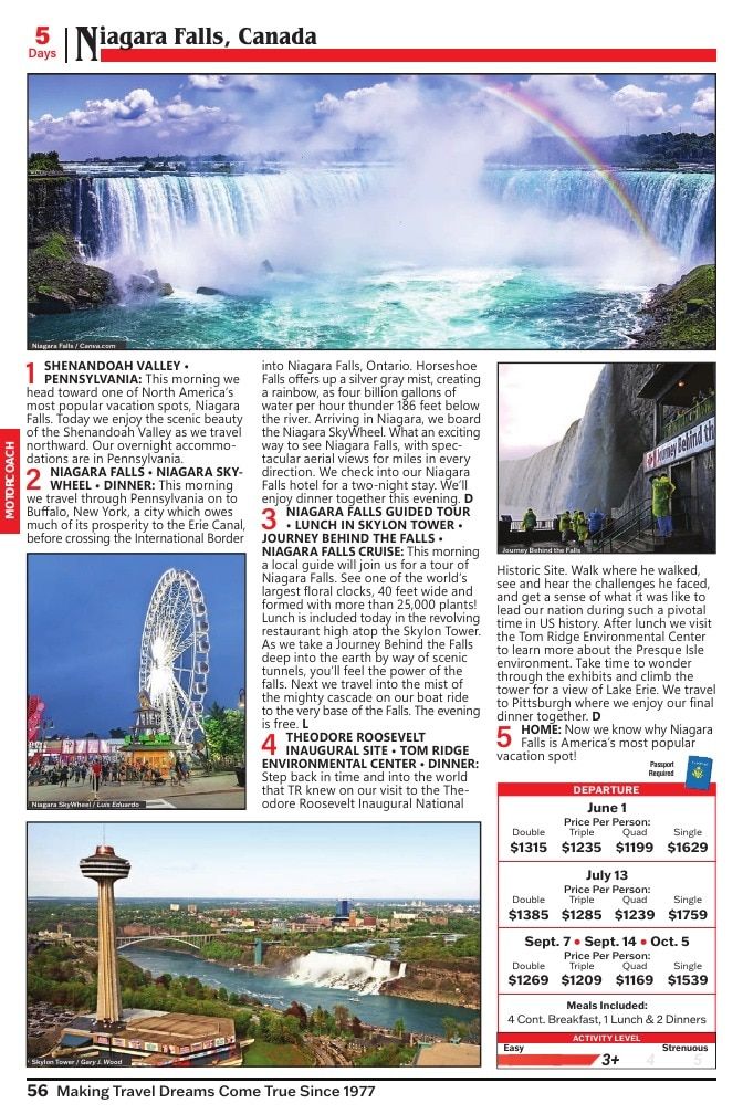 Christian Tours Travel Adventures Catalog Weekly Ad January 1 - December 31, 2026