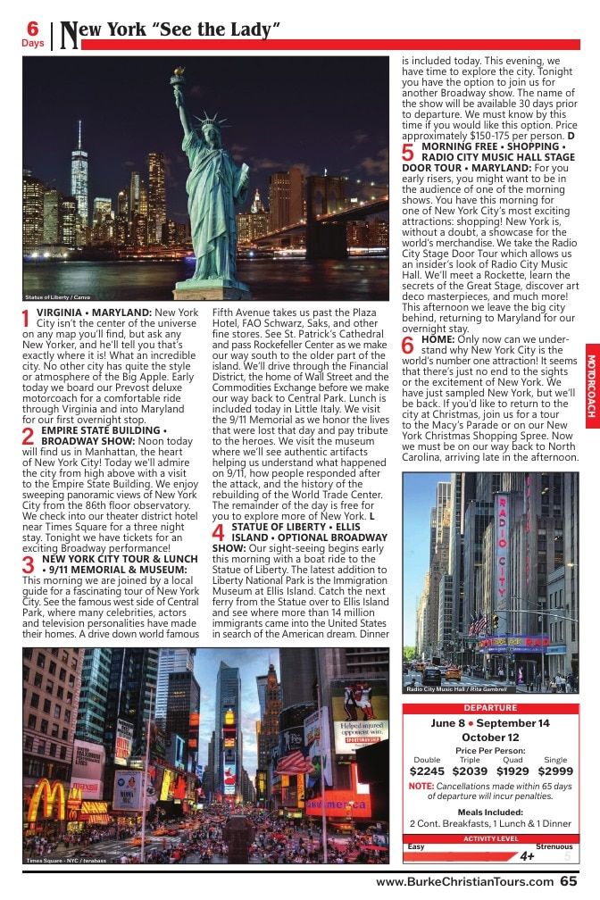 Christian Tours Travel Adventures Catalog Weekly Ad January 1 - December 31, 2026