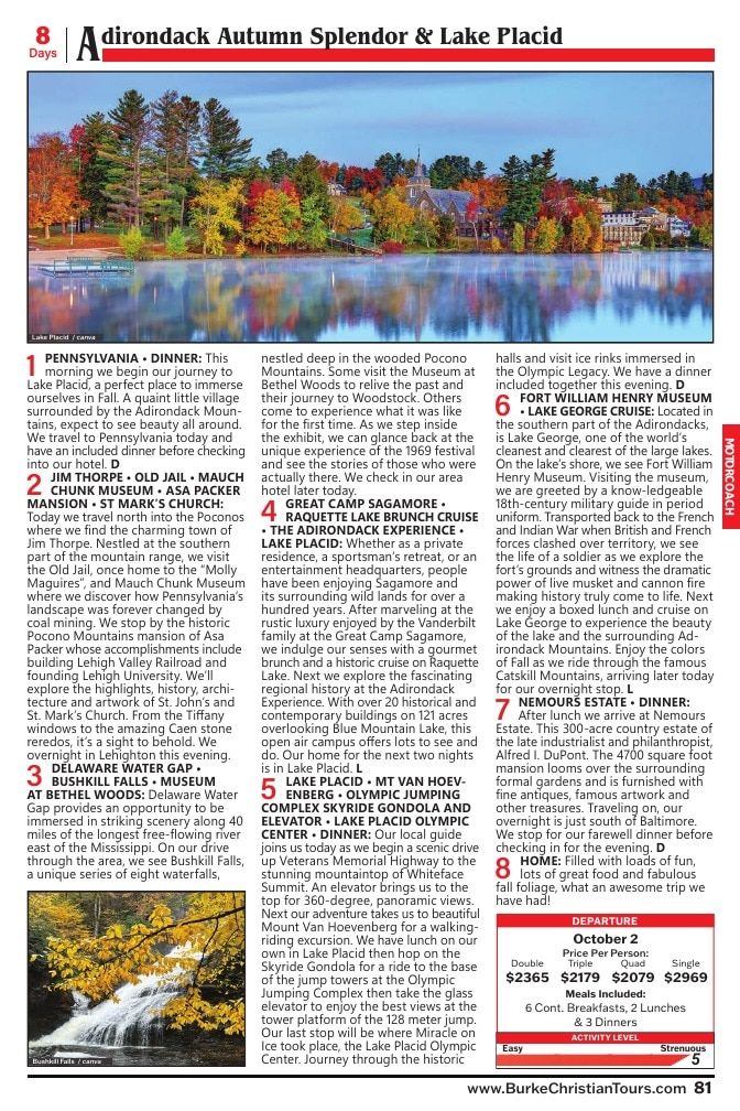 Christian Tours Travel Adventures Catalog Weekly Ad January 1 - December 31, 2026