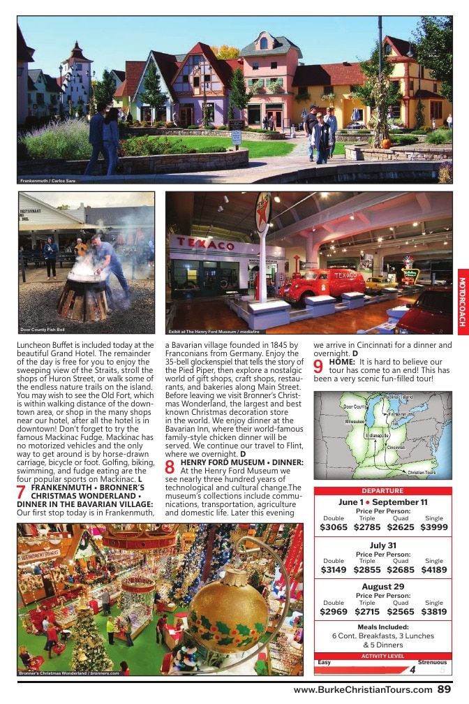Christian Tours Travel Adventures Catalog Weekly Ad January 1 - December 31, 2026