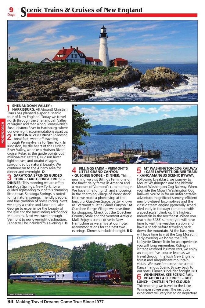Christian Tours Travel Adventures Catalog Weekly Ad January 1 - December 31, 2026