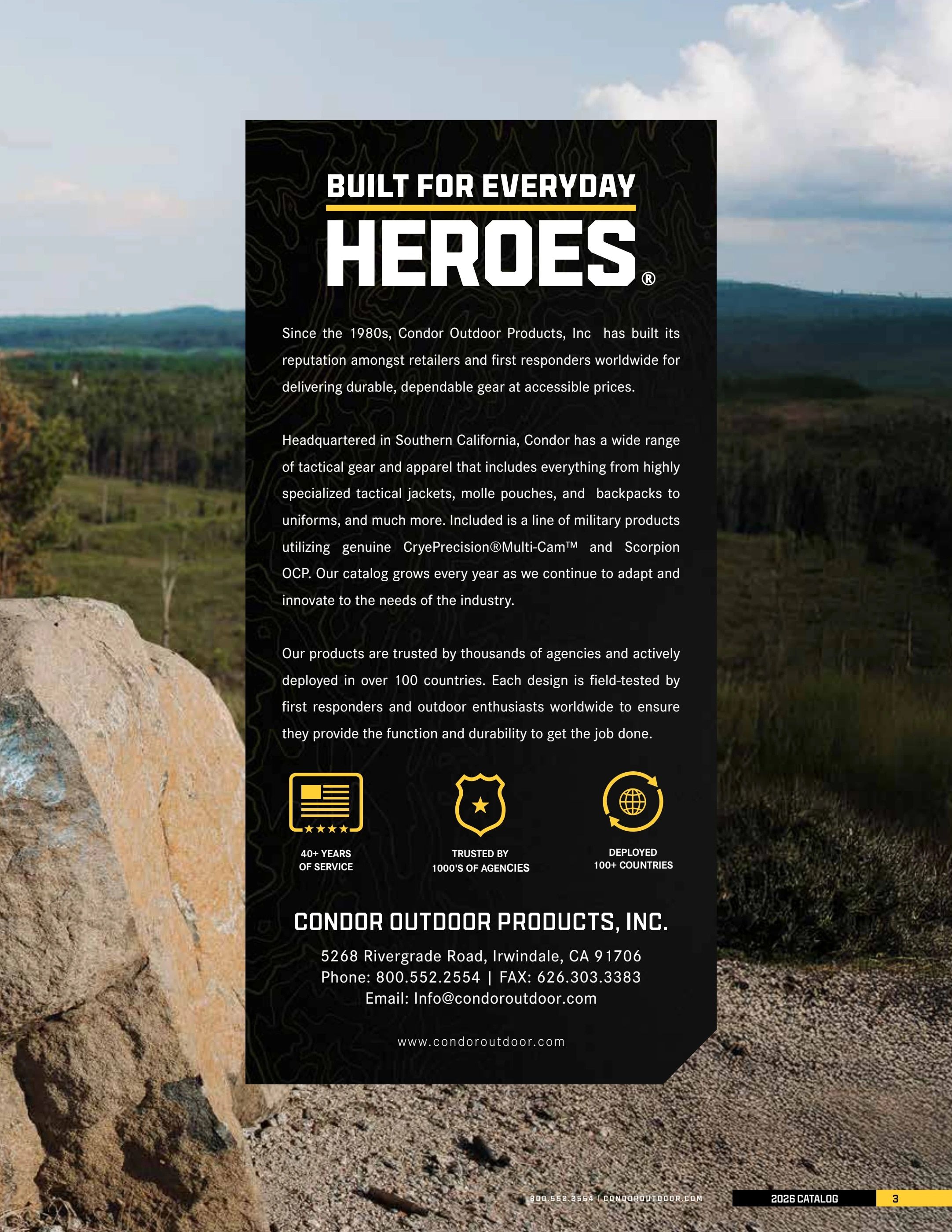 Condor Outdoor Outdoor Gear Catalog Weekly Ad January 1 - December 31, 2026