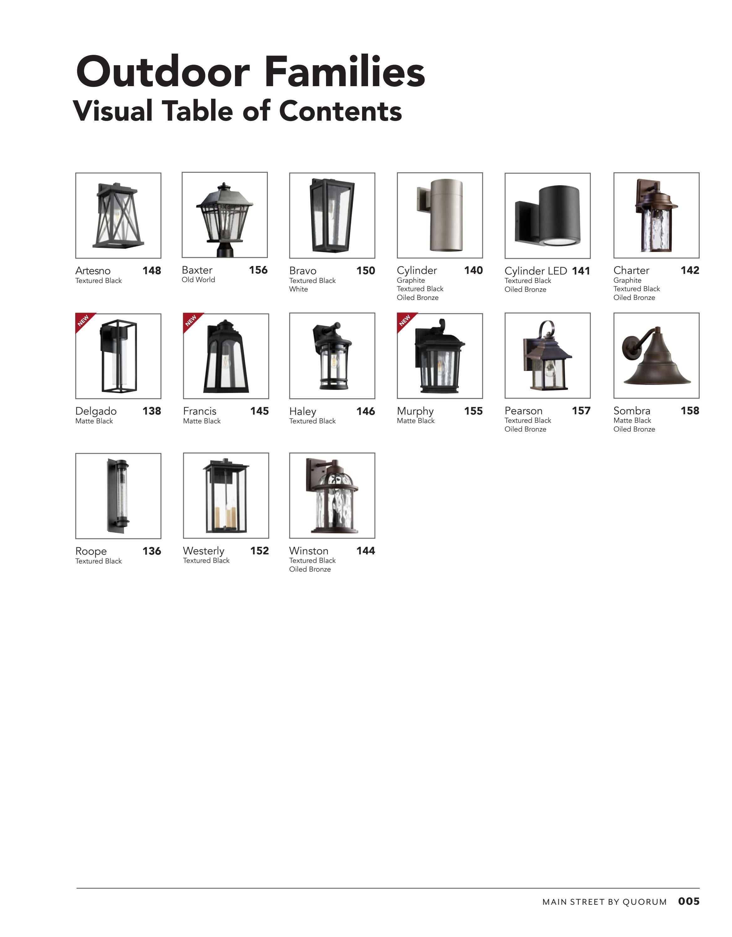 Main Street by Quorum Lighting Catalog Weekly Ad January 1 - December 31, 2026