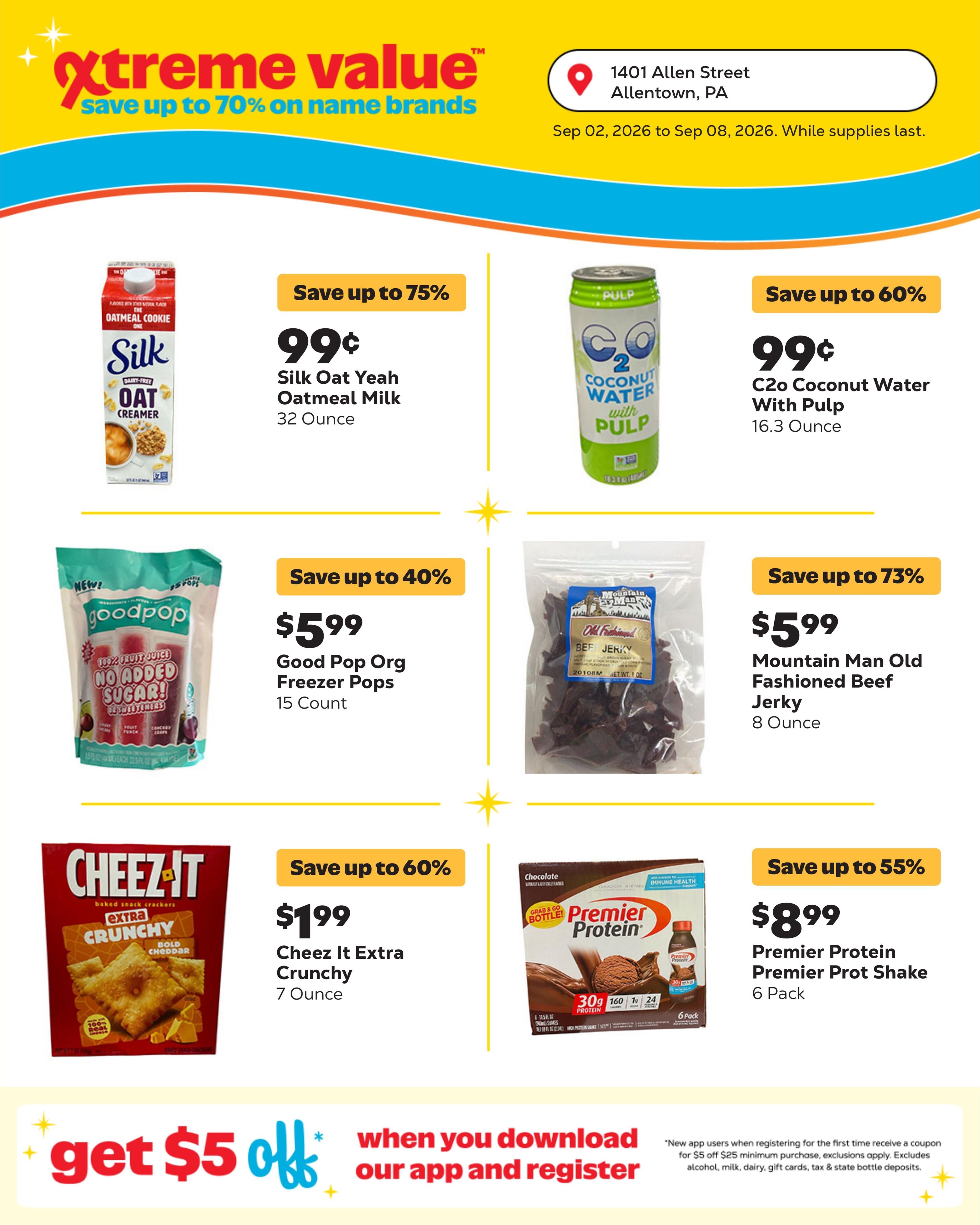 Grocery Outlet (Allentown Area, PA) Weekly Ad September 2 - 8, 2026