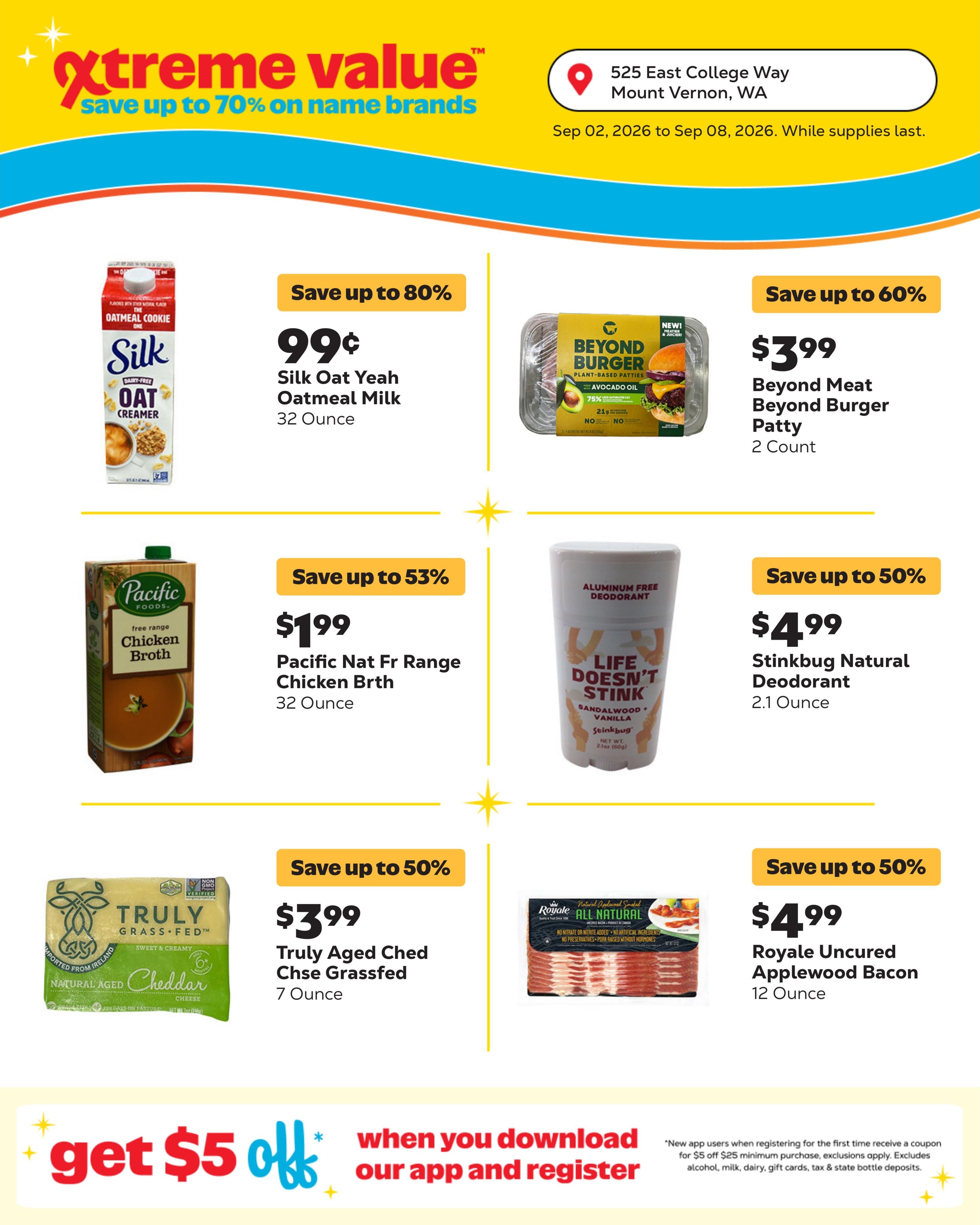 Grocery Outlet (Concrete Area, WA) Weekly Ad September 2 - 8, 2026
