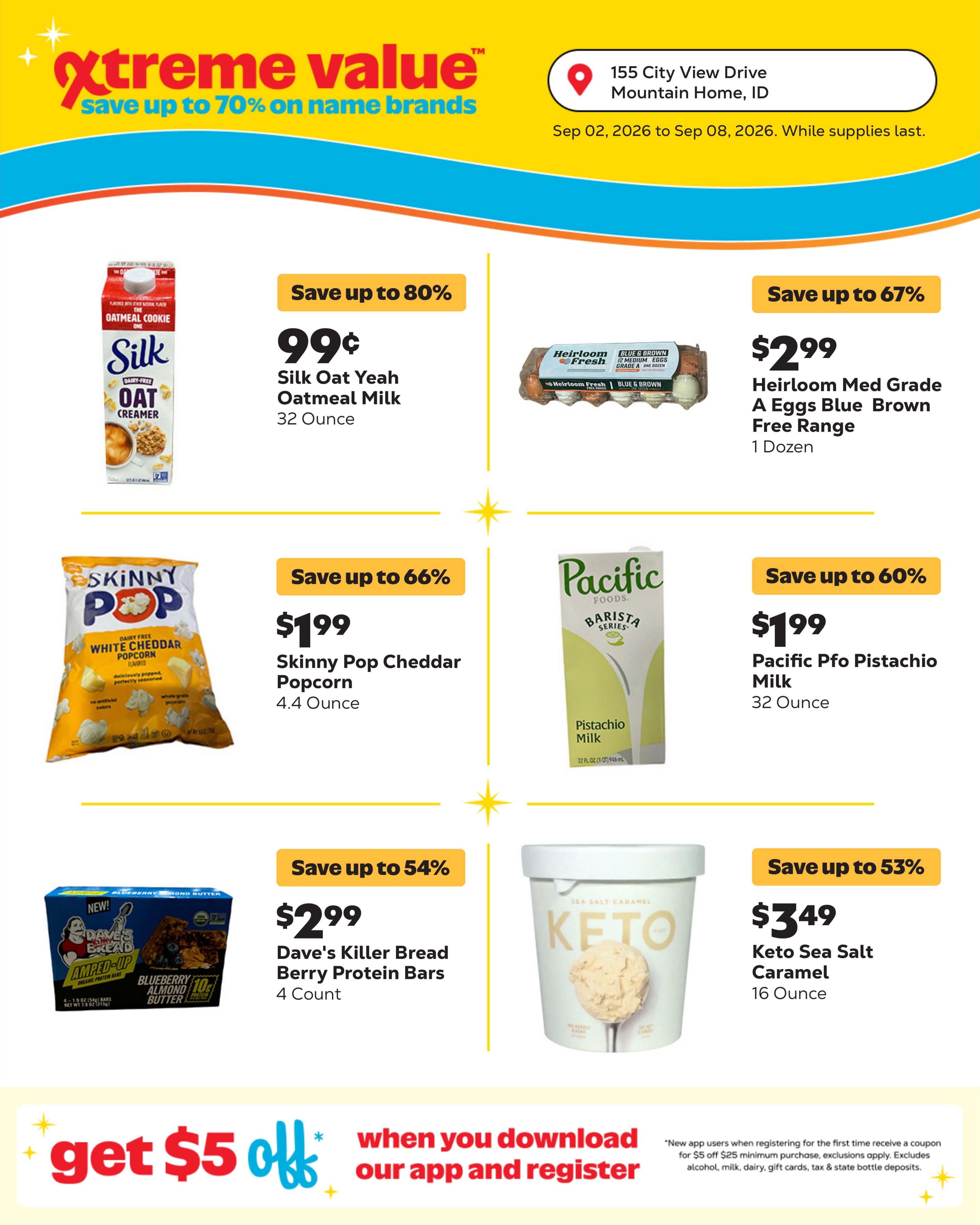 Grocery Outlet (Glenns Ferry Area, ID) Weekly Ad September 2 - 8, 2026