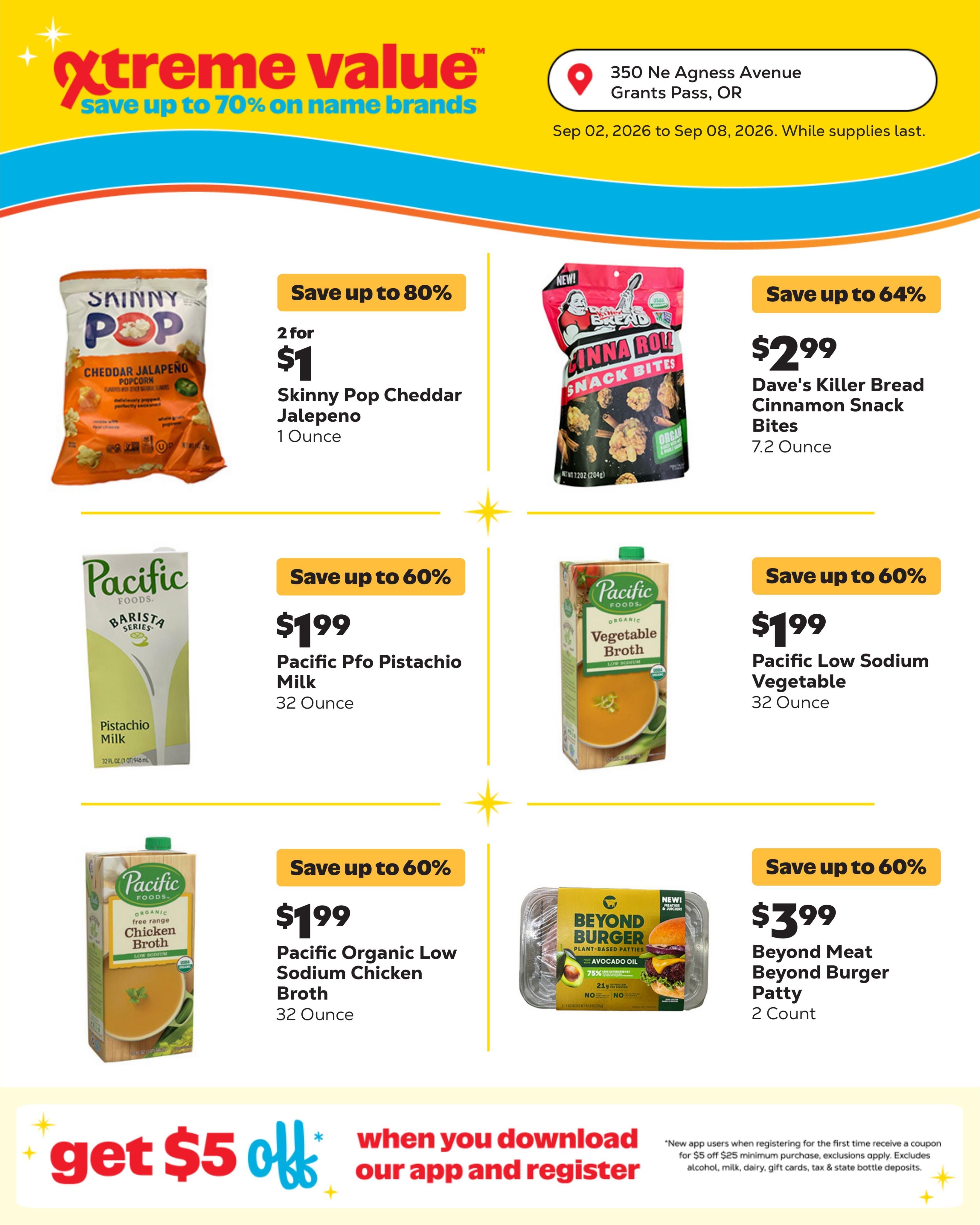 Grocery Outlet (Grants Pass Area, OR) Weekly Ad September 2 - 8, 2026