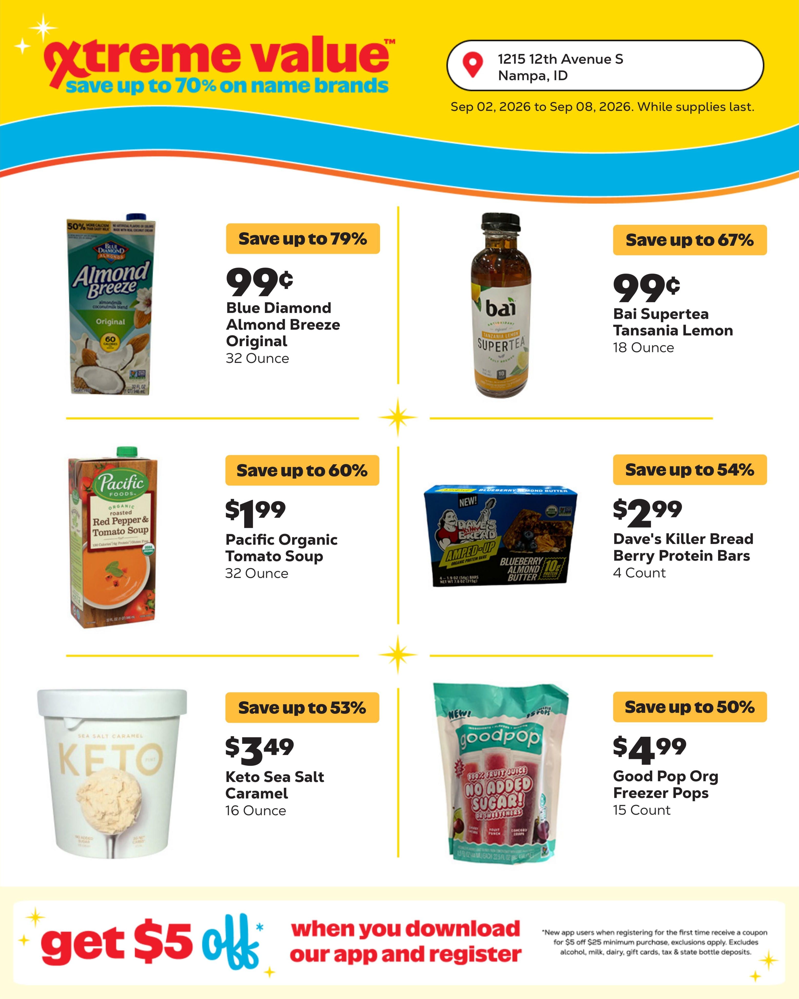 Grocery Outlet (Nampa Area, ID) Weekly Ad September 2 - 8, 2026