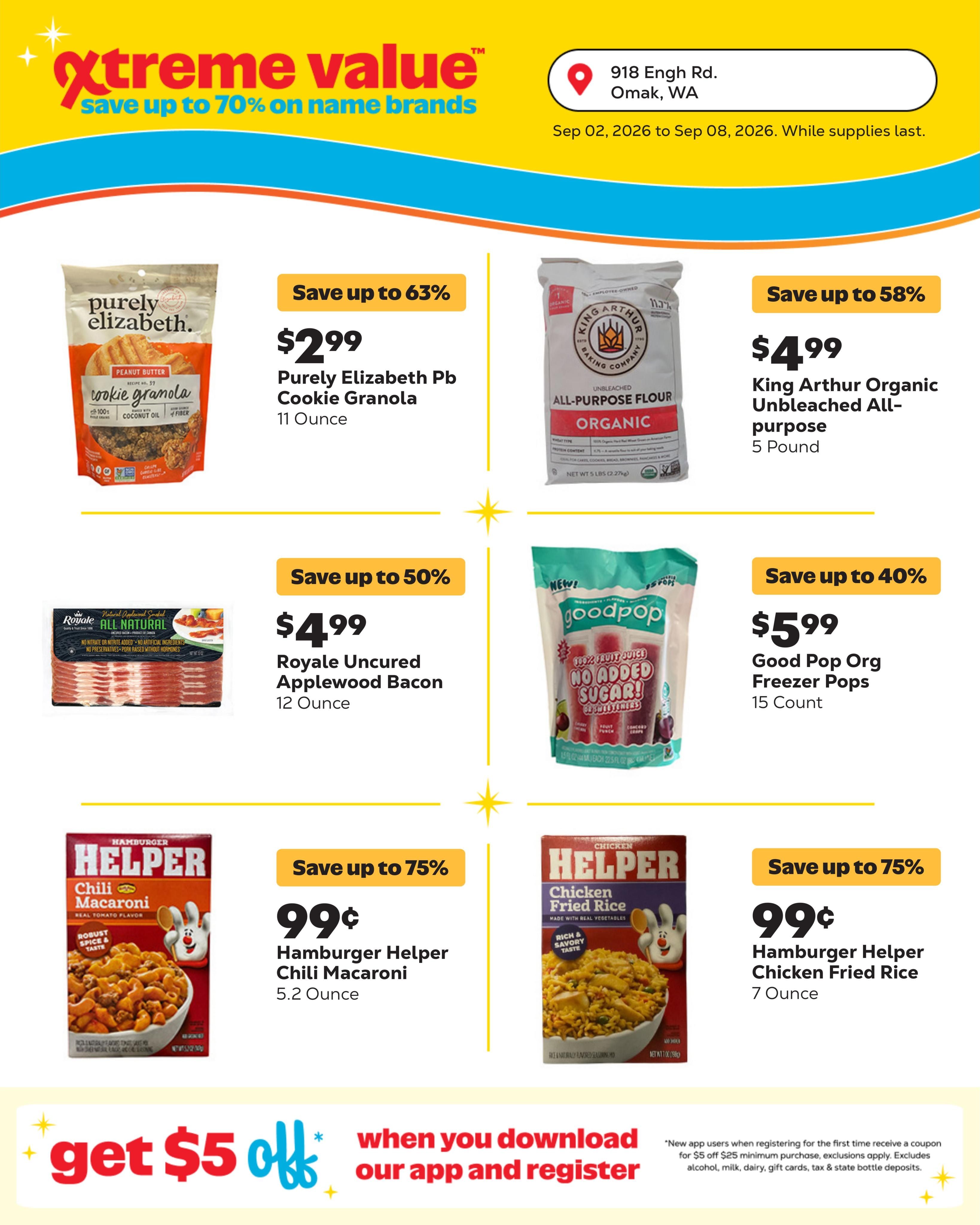 Grocery Outlet (Okanogan Area, WA) Weekly Ad September 2 - 8, 2026