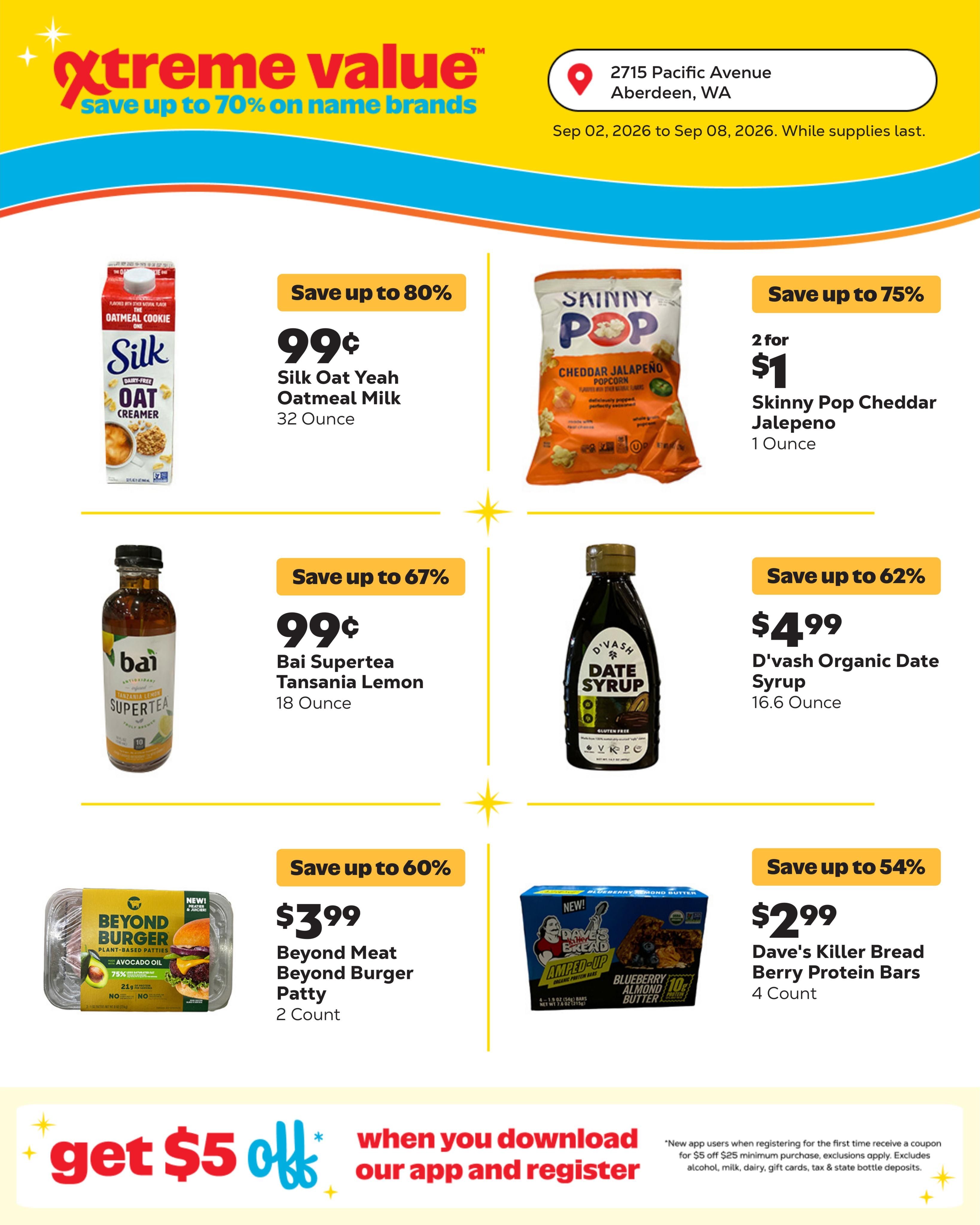 Grocery Outlet (Pacific Beach Area, WA) Weekly Ad September 2 - 8, 2026