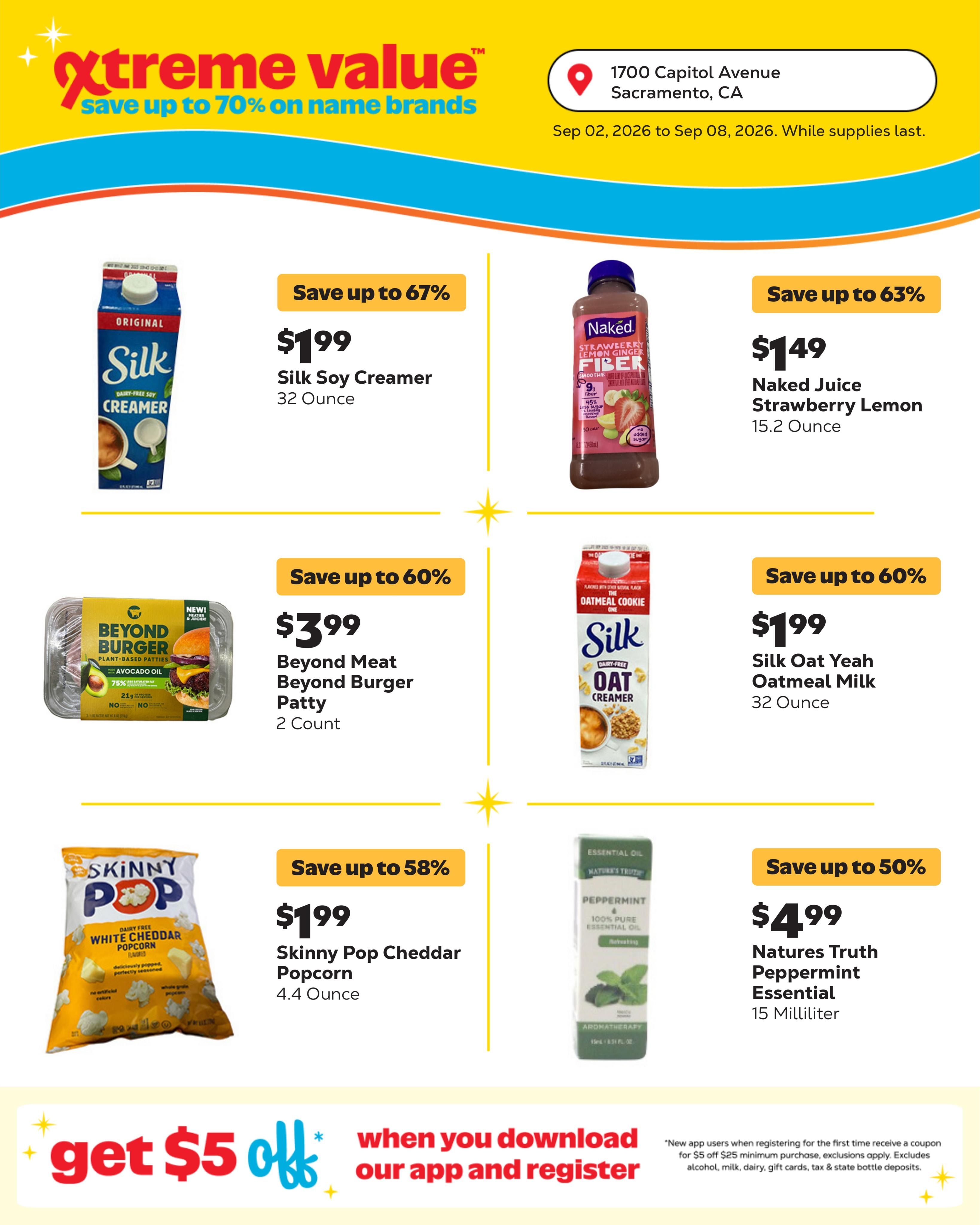 Grocery Outlet (Sacramento Area, CA) Weekly Ad September 2 - 8, 2026