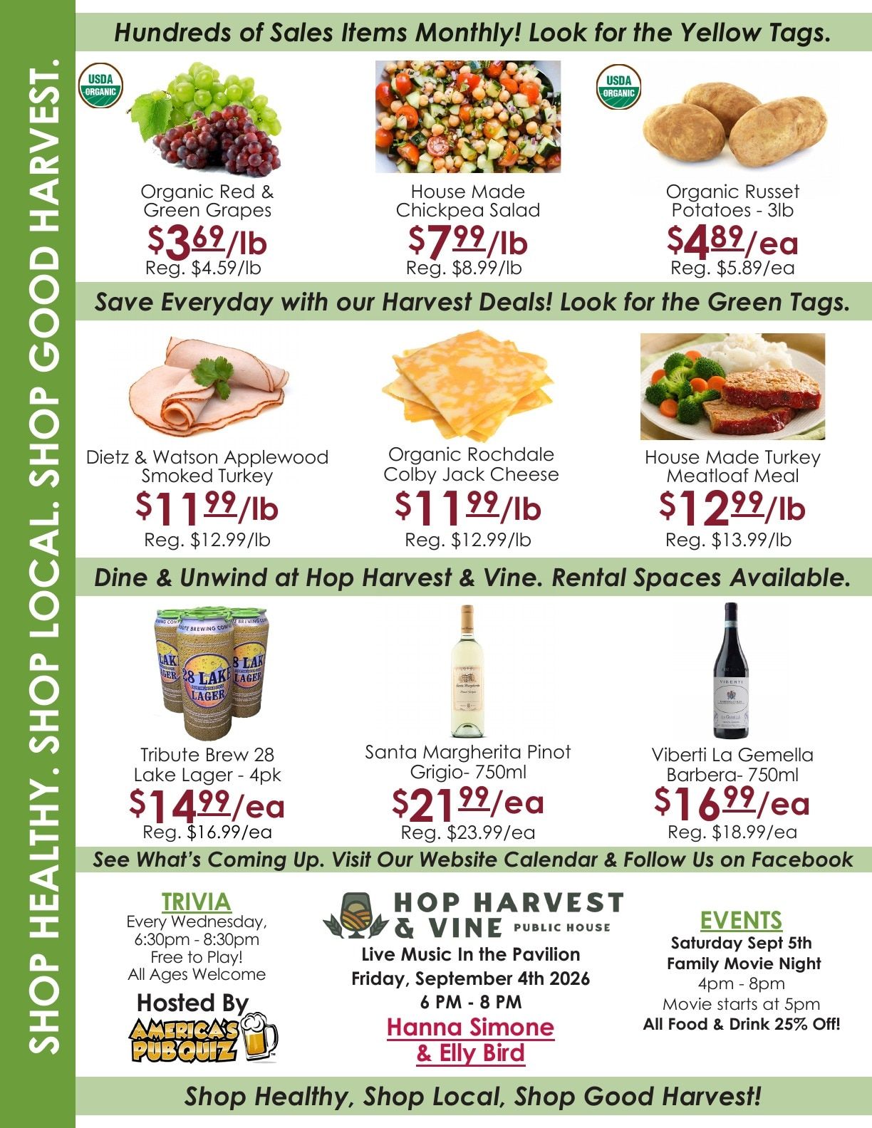 Good Harvest Market Weekly Ad September 4 - 10, 2026