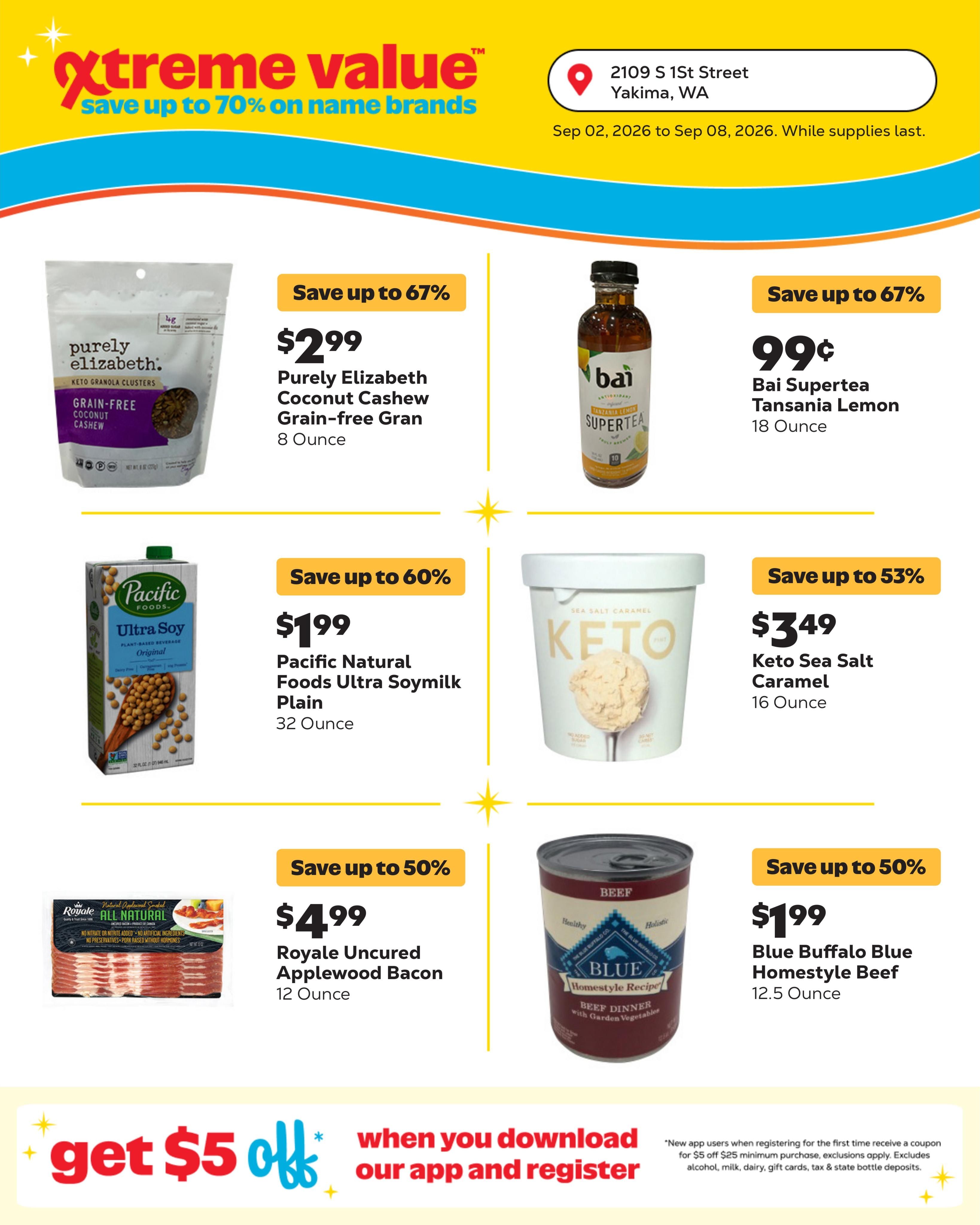 Grocery Outlet (Wapato Area, WA) Weekly Ad September 2 - 8, 2026