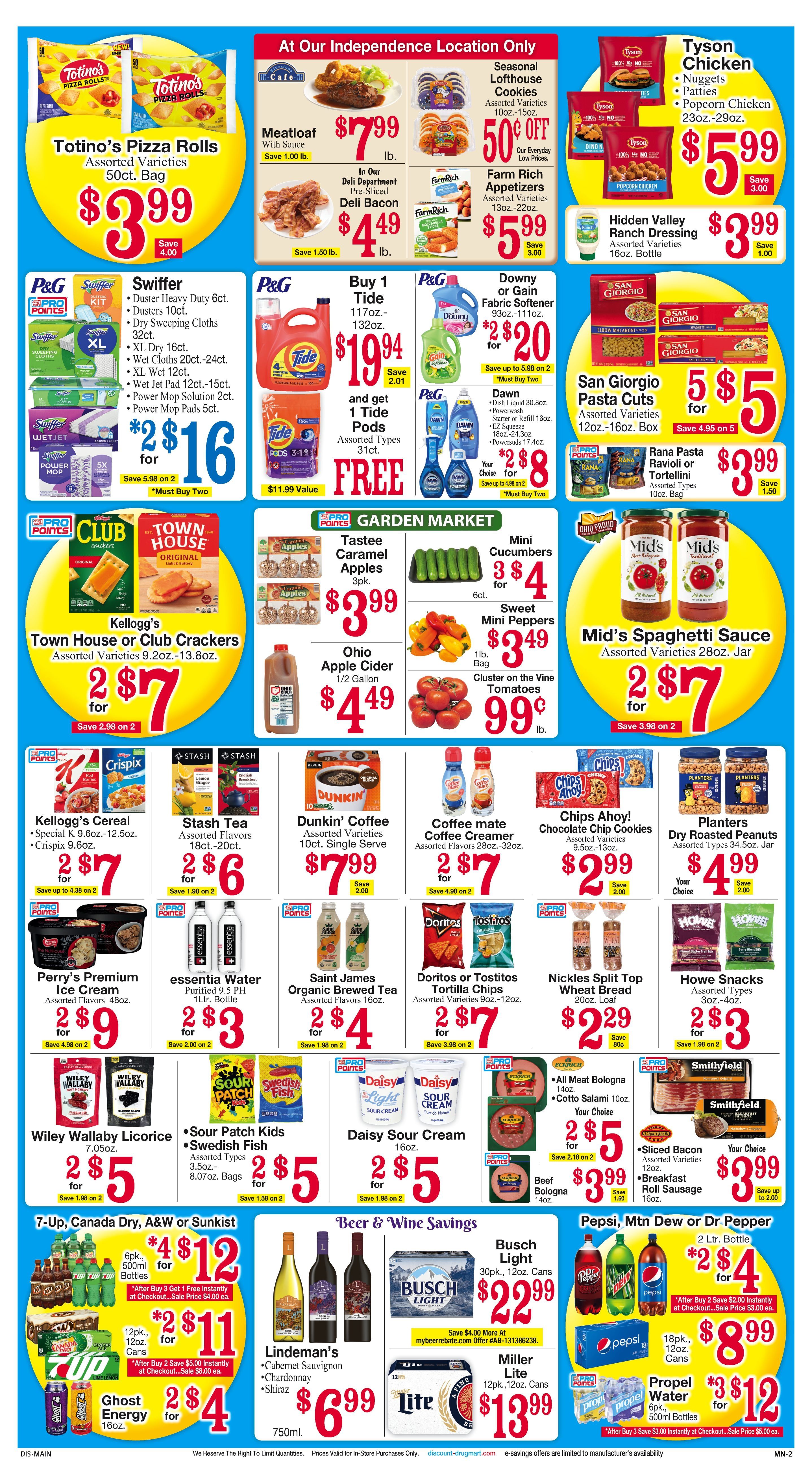 Discount Drug Mart (Ohio) Weekly Ad September 9 - 15, 2026