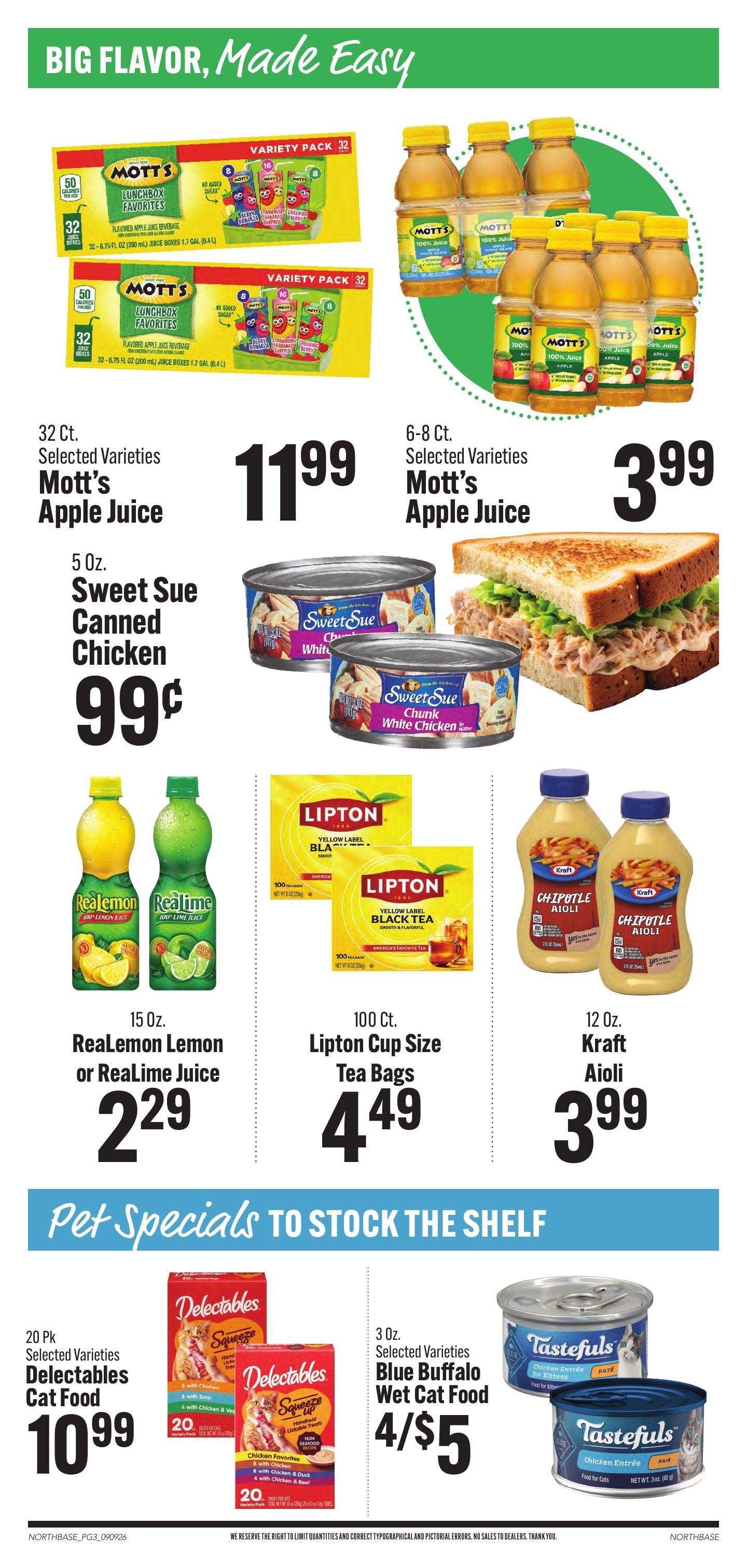 Big Chimney Supermarket Weekly Ad September 9 - 15, 2026
