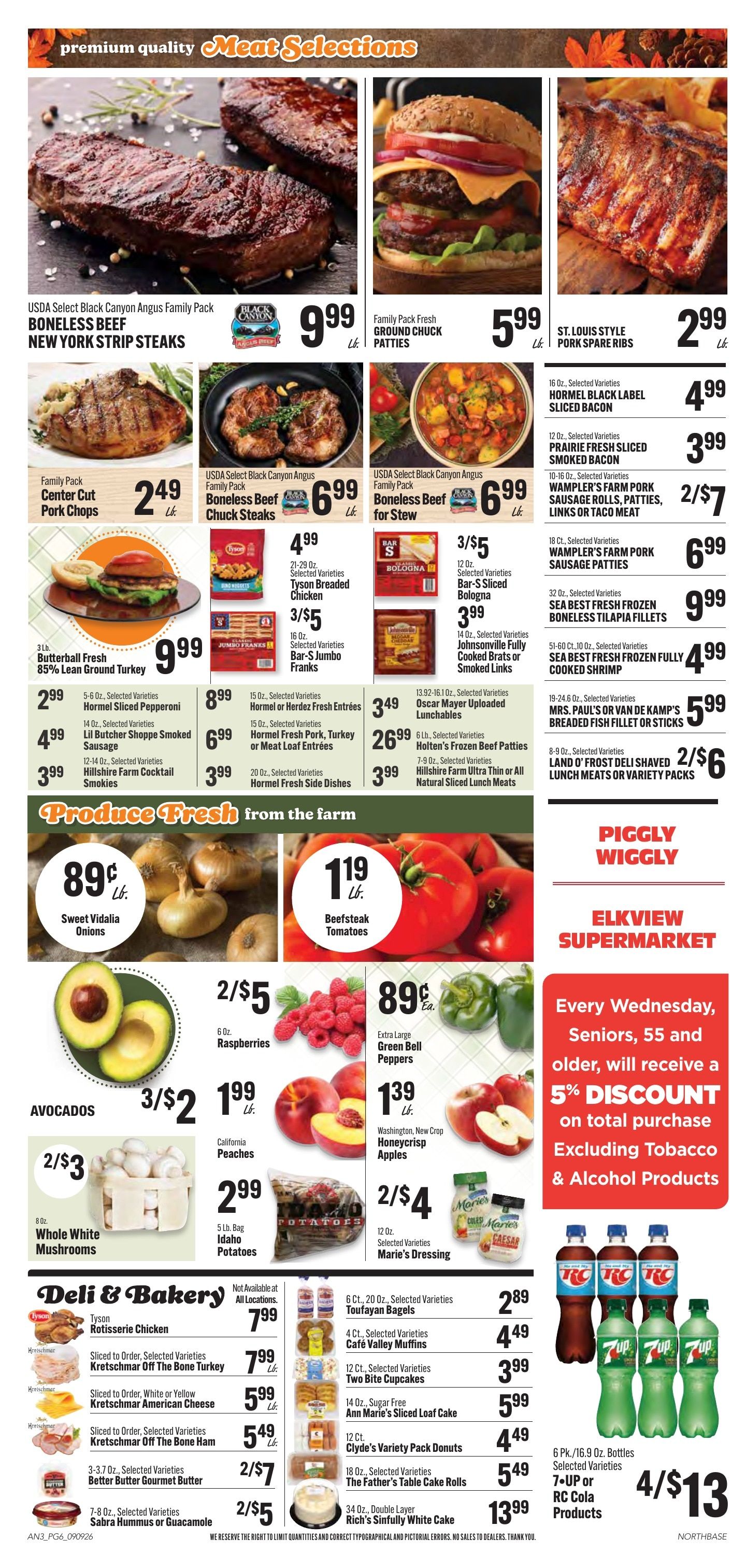 Big Chimney Supermarket Weekly Ad September 9 - 15, 2026