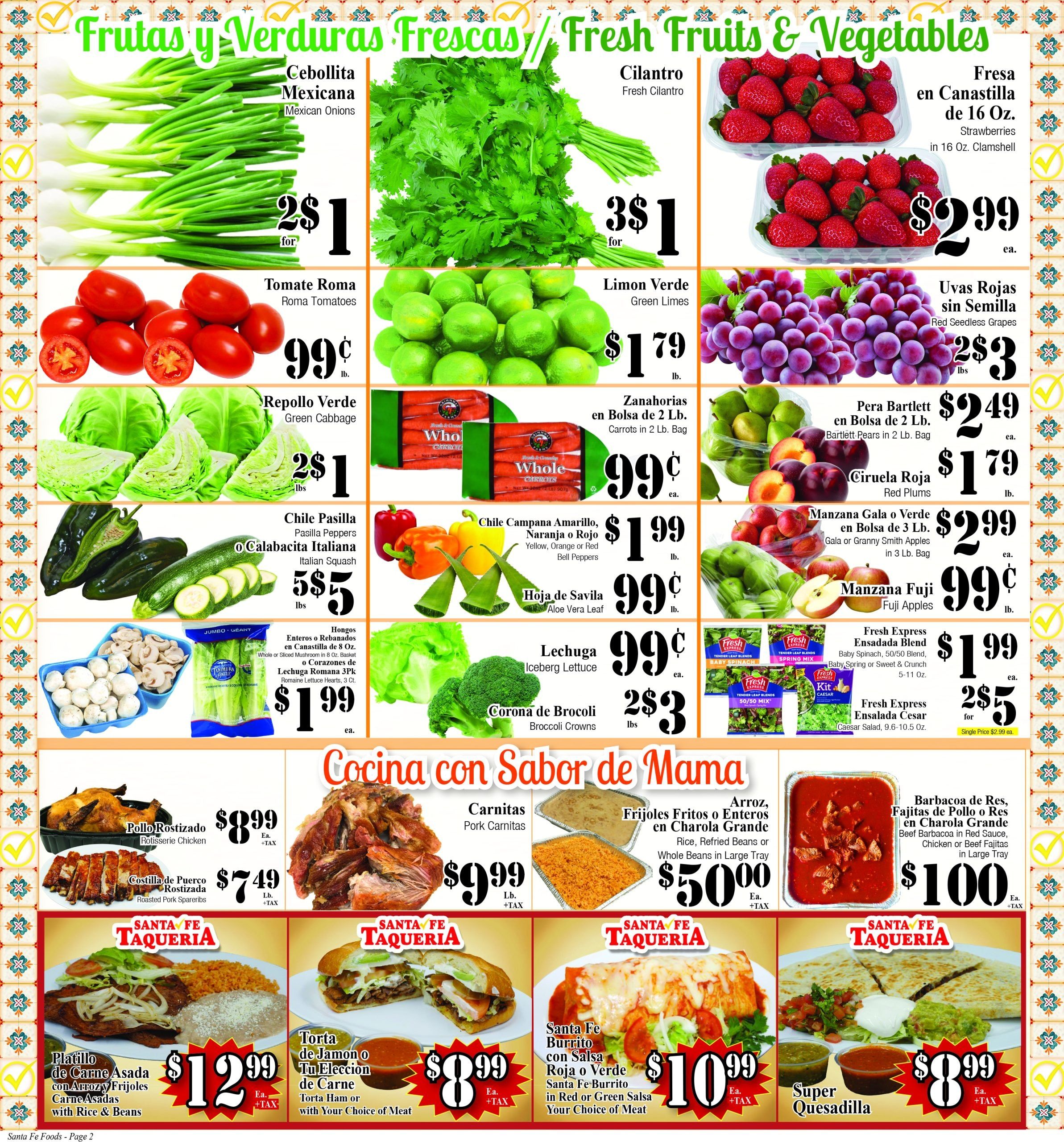 Santa Fe Foods Weekly Ad September 2 - 8, 2026