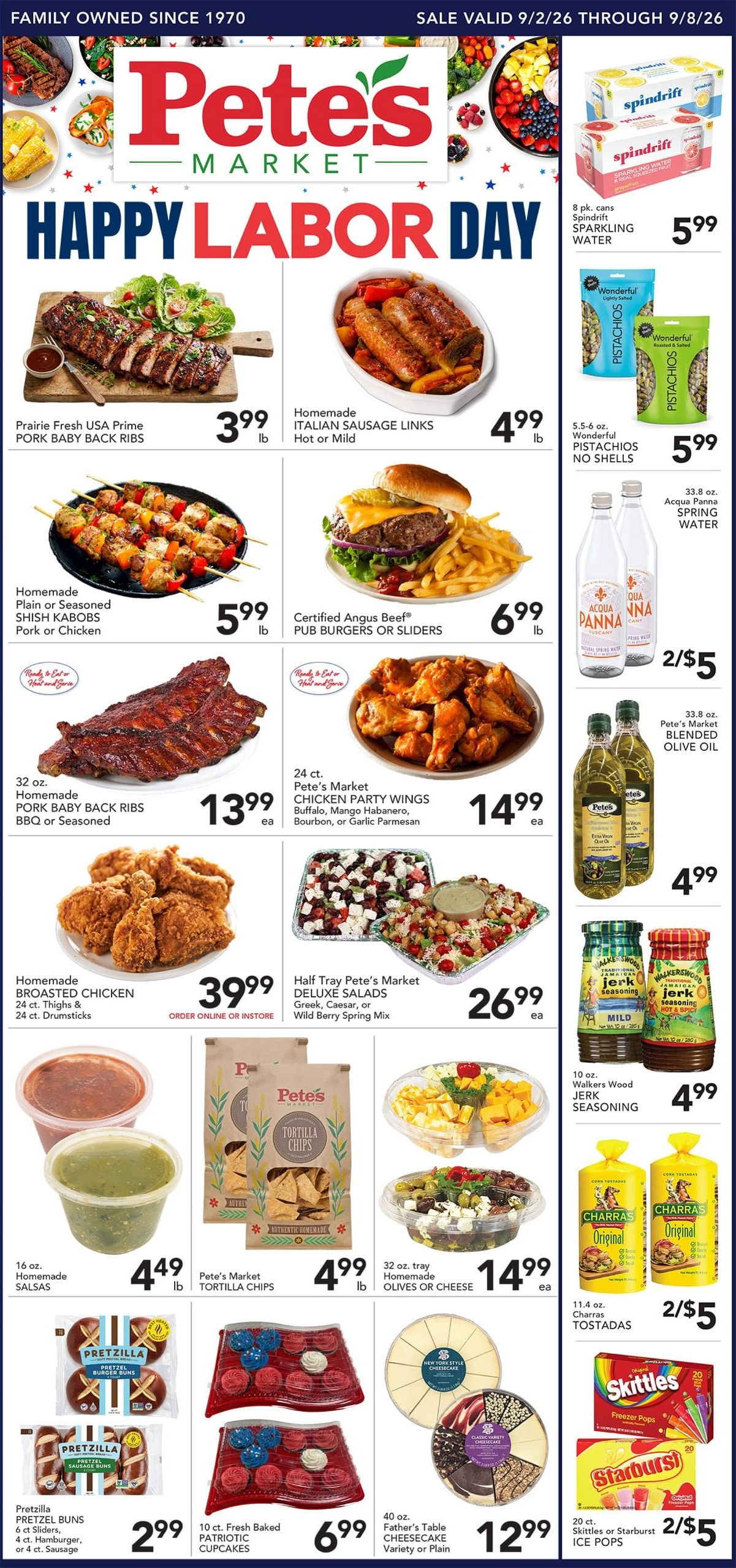 Pete's Fresh Market Weekly Ad September 2 - 8, 2026