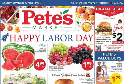 Pete's Fresh Market Weekly Ad September 2 - 8, 2026