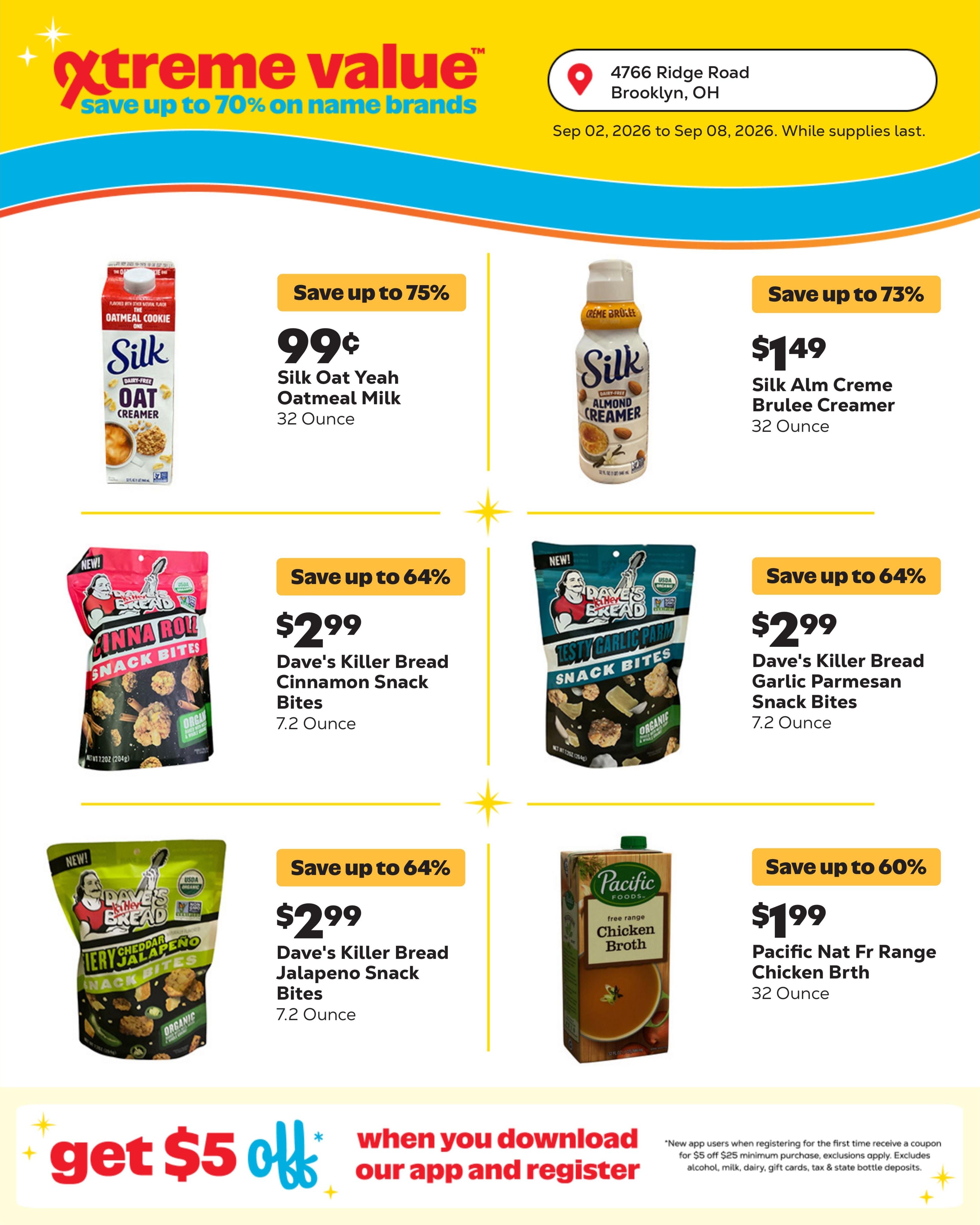 Grocery Outlet (Avon Lake Area, OH) Weekly Ad September 2 - 8, 2026