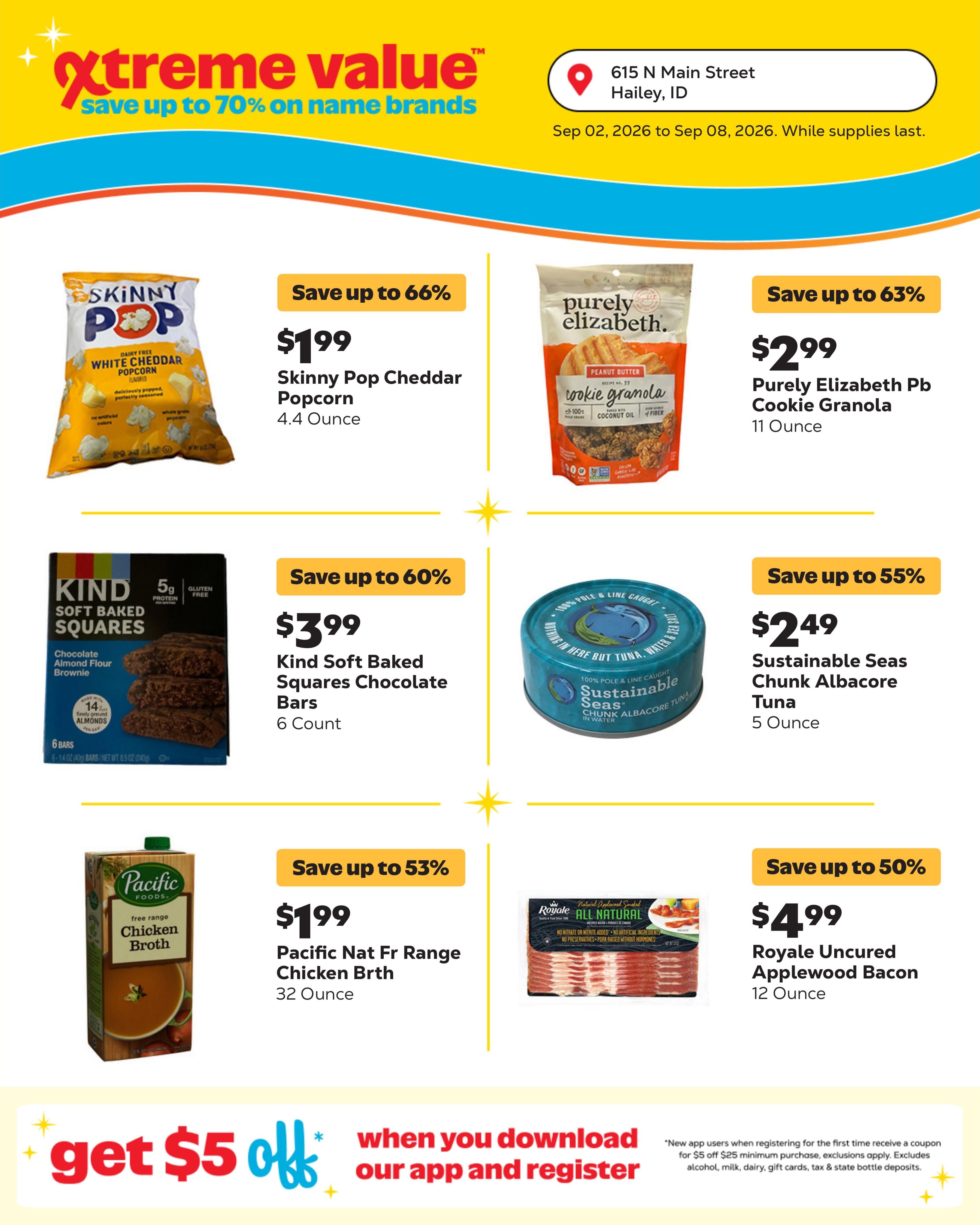 Grocery Outlet (Bellevue Area, ID) Weekly Ad September 2 - 8, 2026