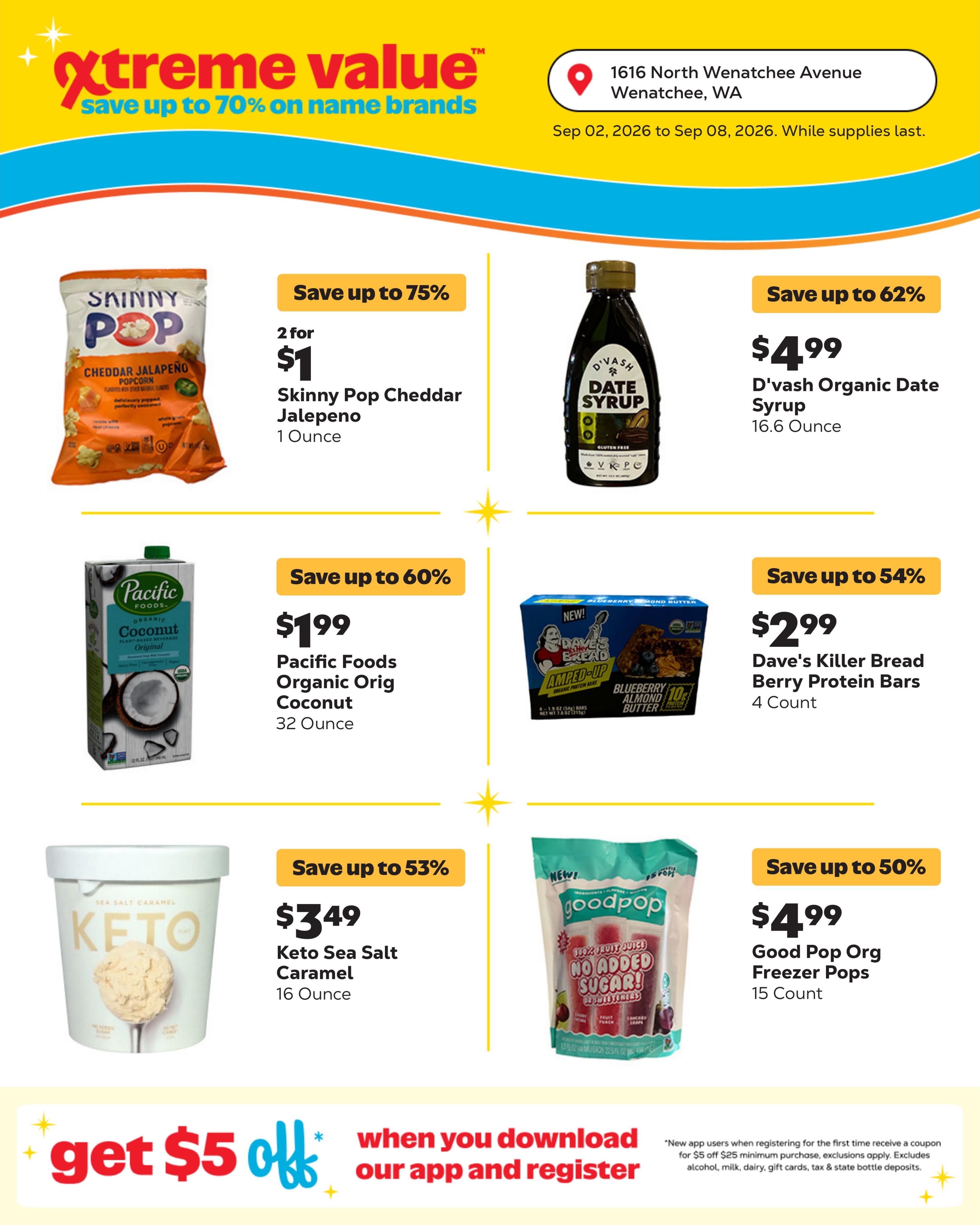 Grocery Outlet (Cashmere Area, WA) Weekly Ad September 2 - 8, 2026