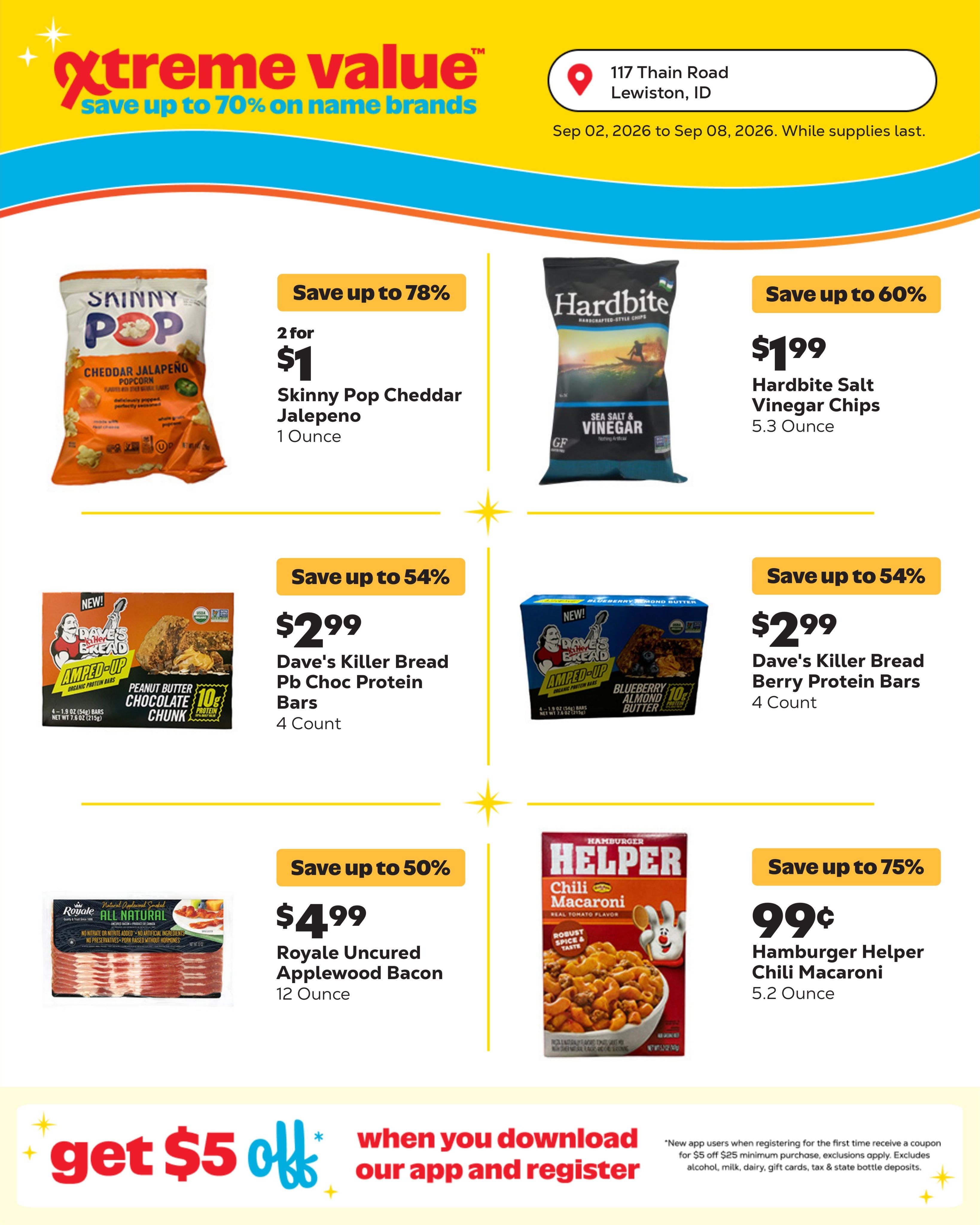 Grocery Outlet (Culdesac Area, ID) Weekly Ad September 2 - 8, 2026