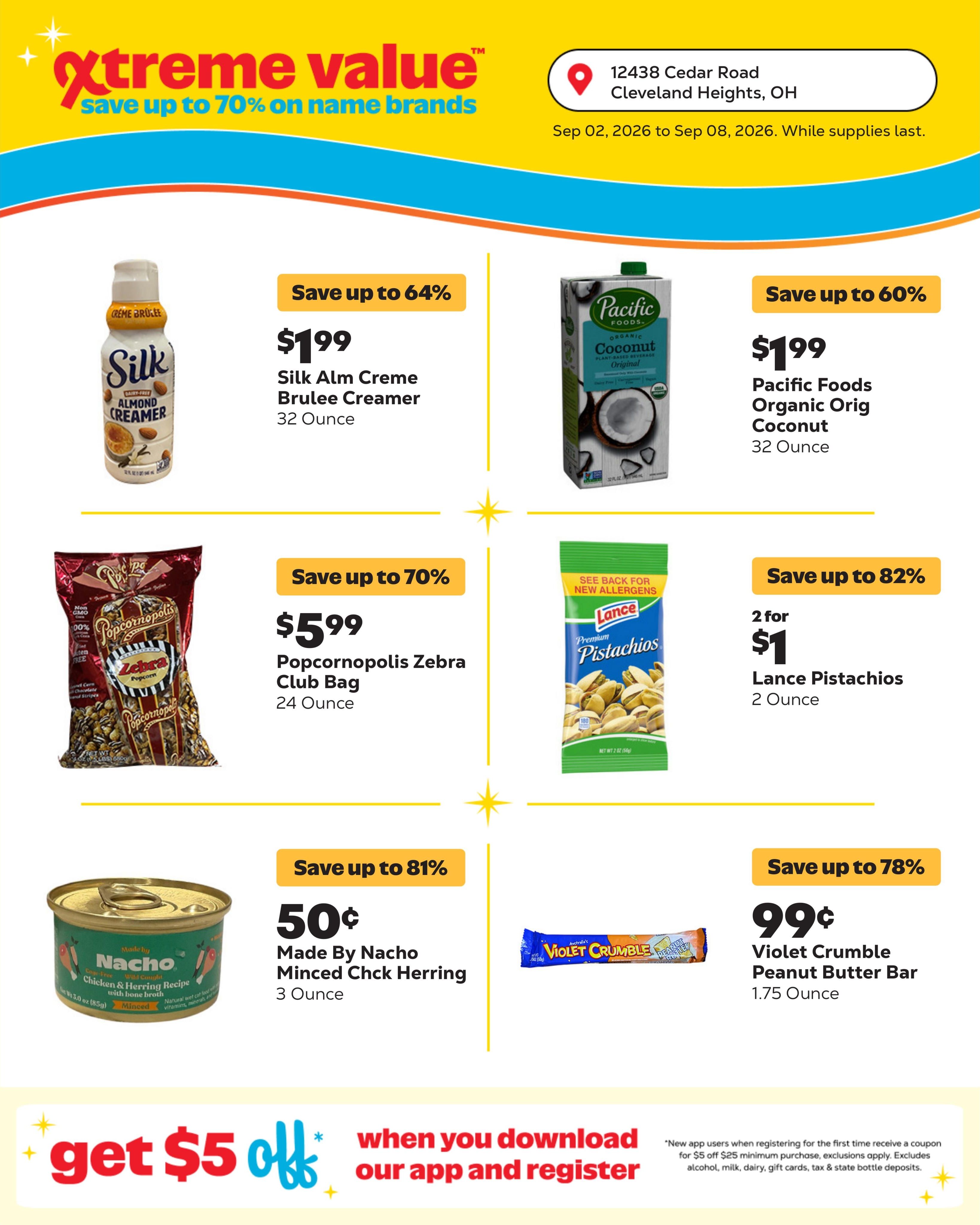 Grocery Outlet (Cleveland Area, OH) Weekly Ad September 2 - 8, 2026