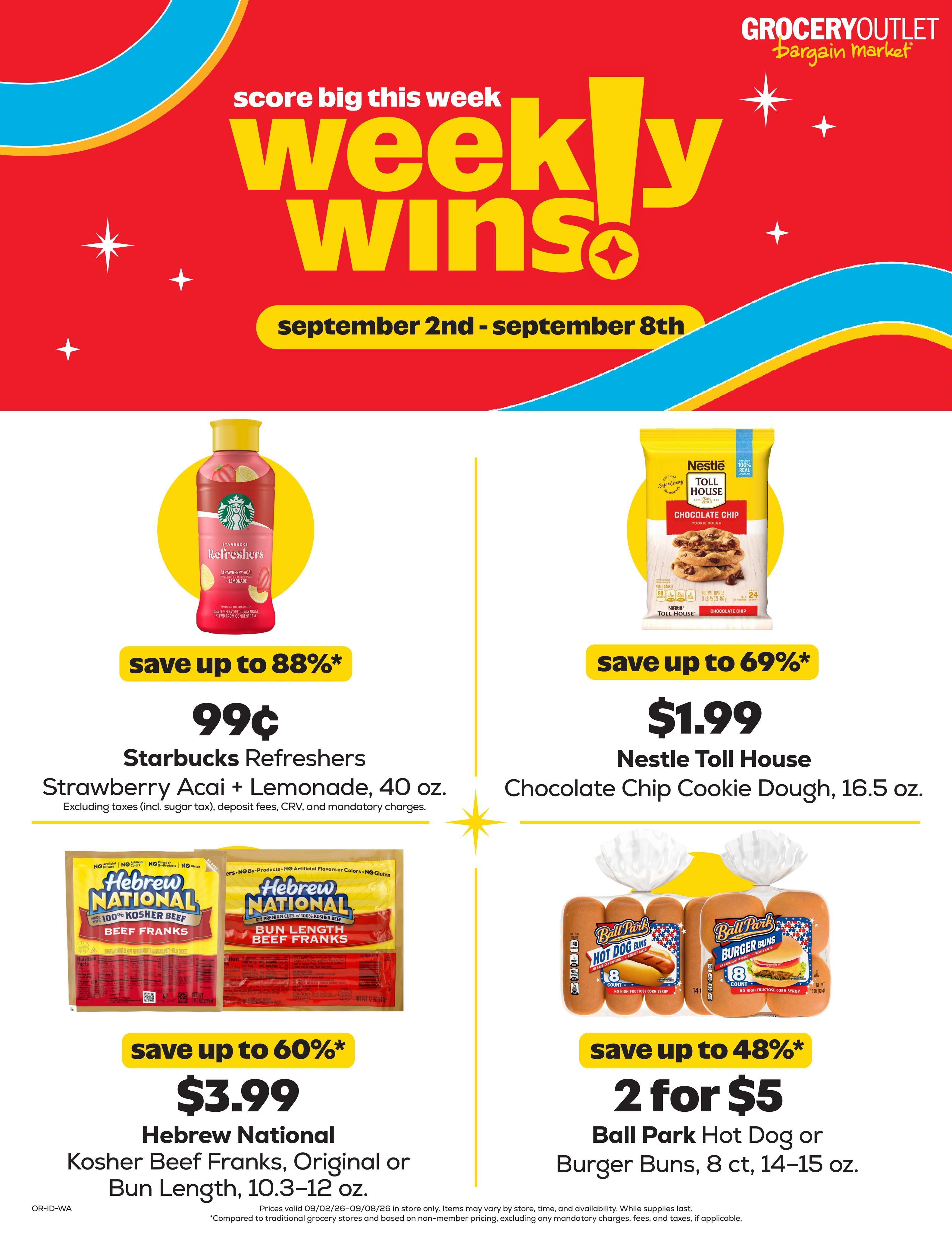 Grocery Outlet (Coulee City Area, WA) Weekly Ad September 2 - 8, 2026