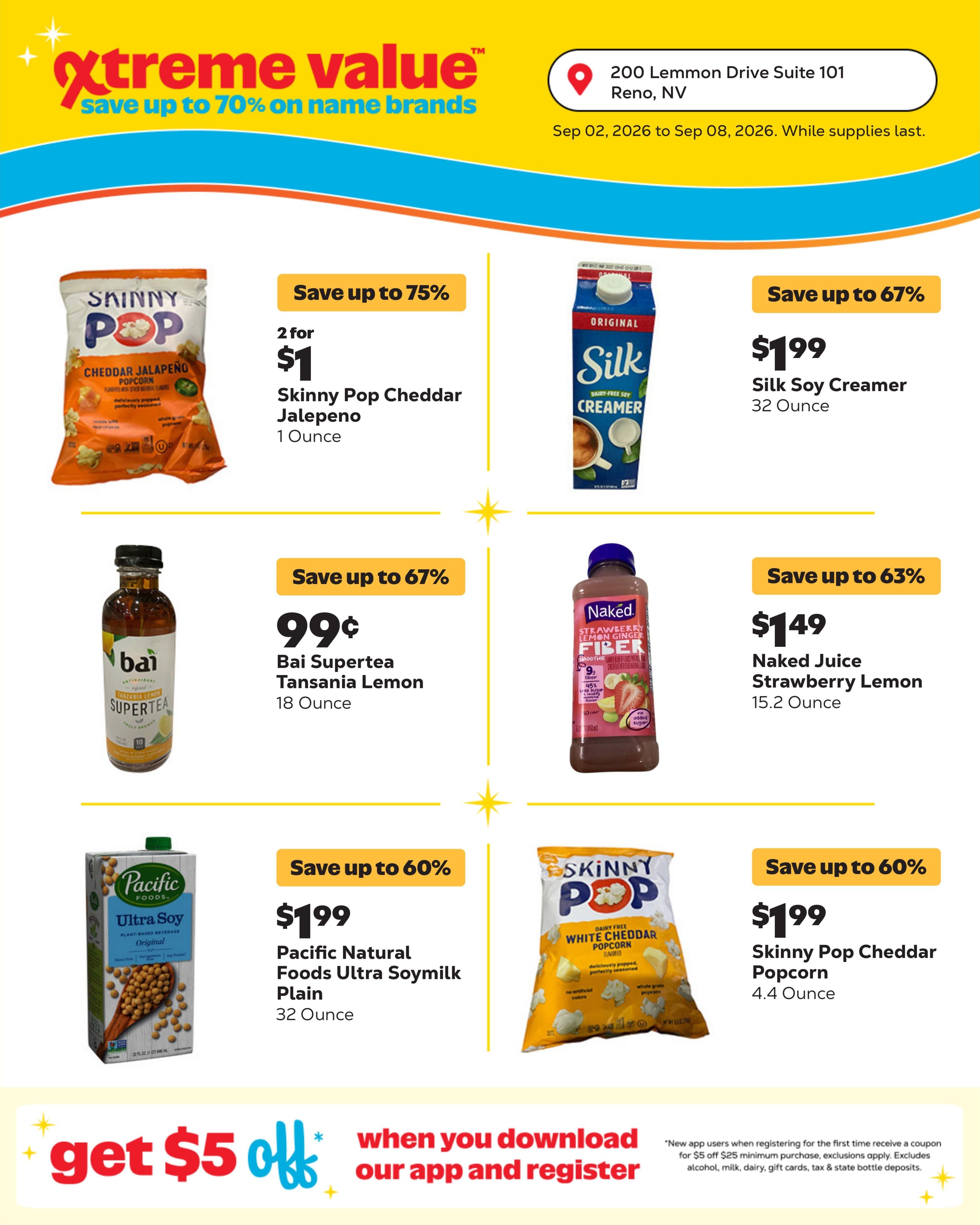 Grocery Outlet (Loyalton Area, CA) Weekly Ad September 2 - 8, 2026
