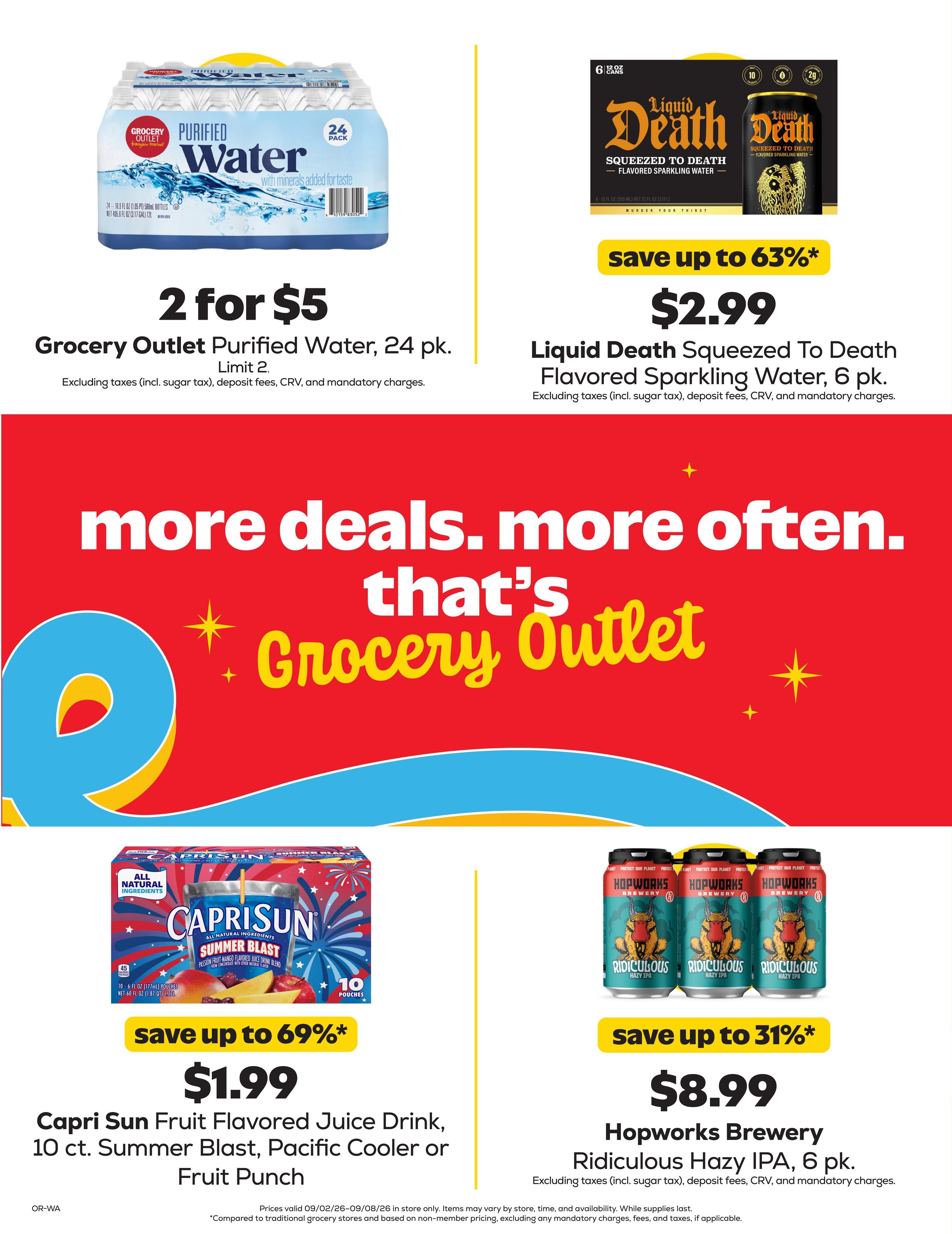 Grocery Outlet (Point Roberts Area, WA) Weekly Ad September 2 - 8, 2026
