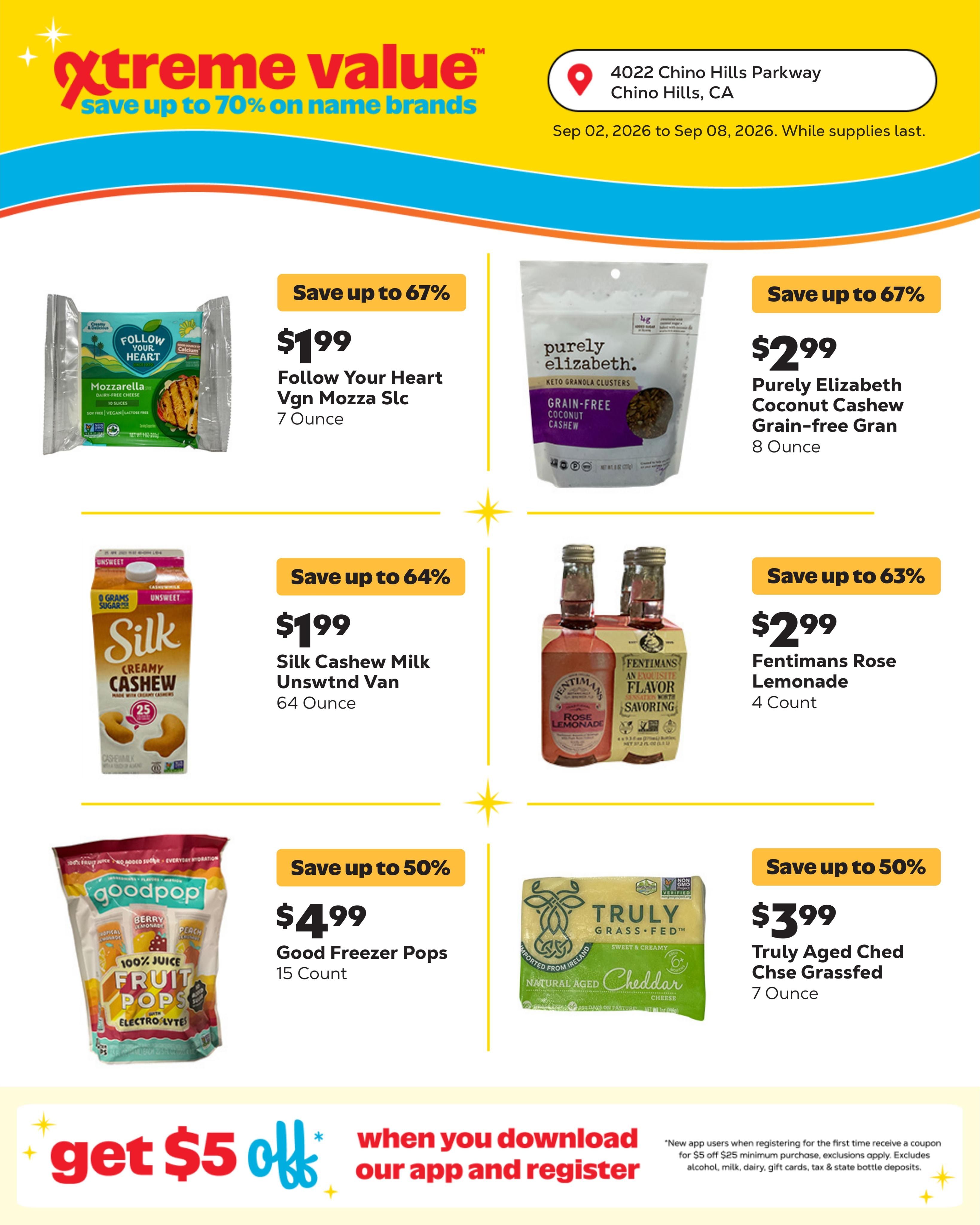 Grocery Outlet (Pomona Area, CA) Weekly Ad September 2 - 8, 2026