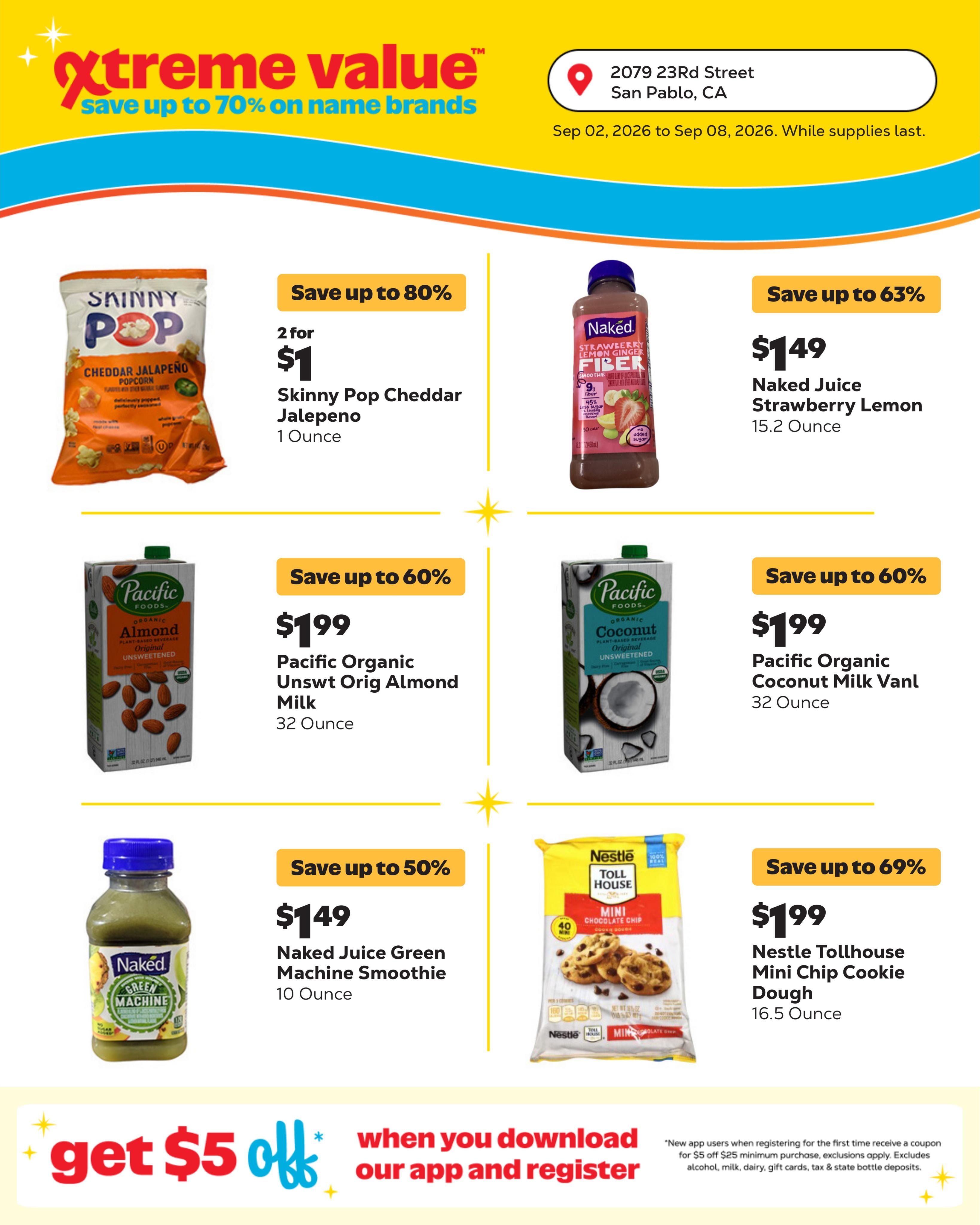 Grocery Outlet (Richmond Area, CA) Weekly Ad September 2 - 8, 2026