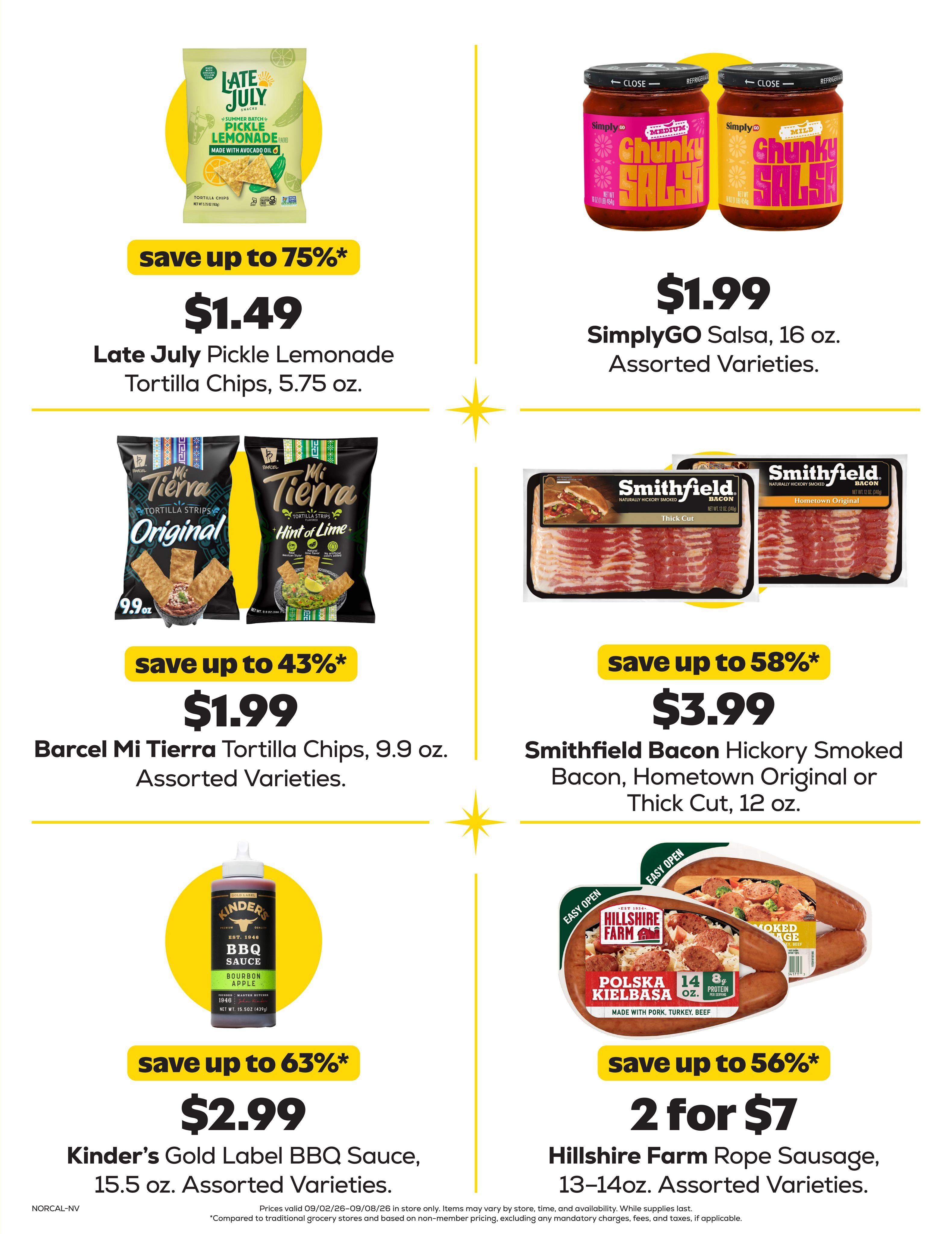 Grocery Outlet (Sunnyvale Area, CA) Weekly Ad September 2 - 8, 2026