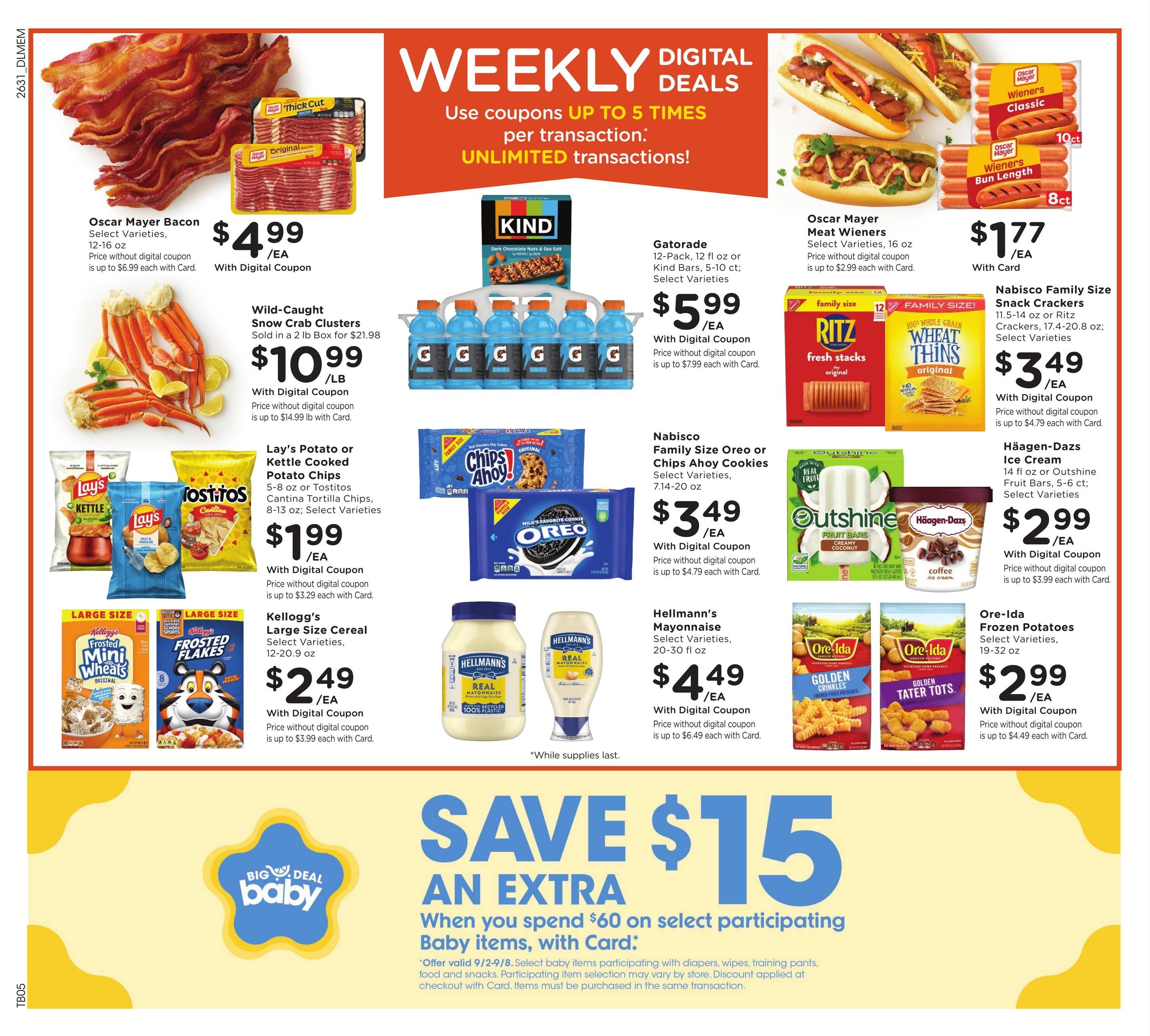 Kroger (Ashland Area, MS) Weekly Ad September 2 - 8, 2026