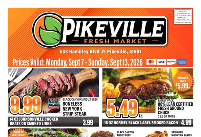 Pikeville Fresh Market Weekly Ad September 6 - 13, 2026