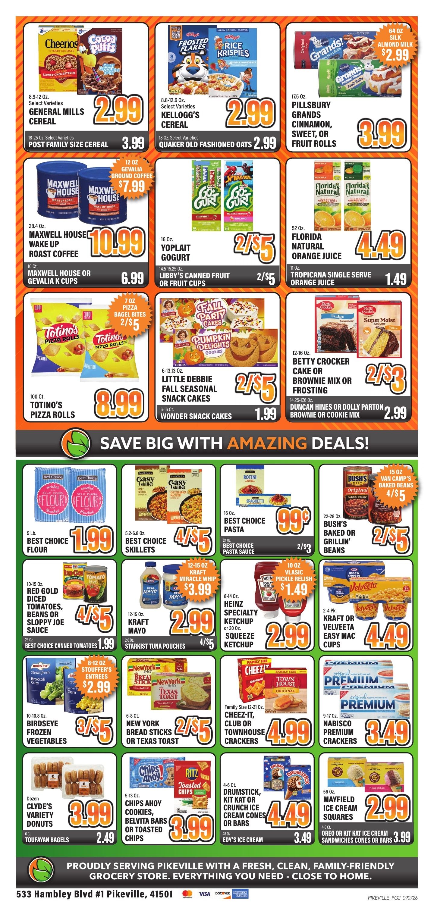 Pikeville Fresh Market Weekly Ad September 6 - 13, 2026