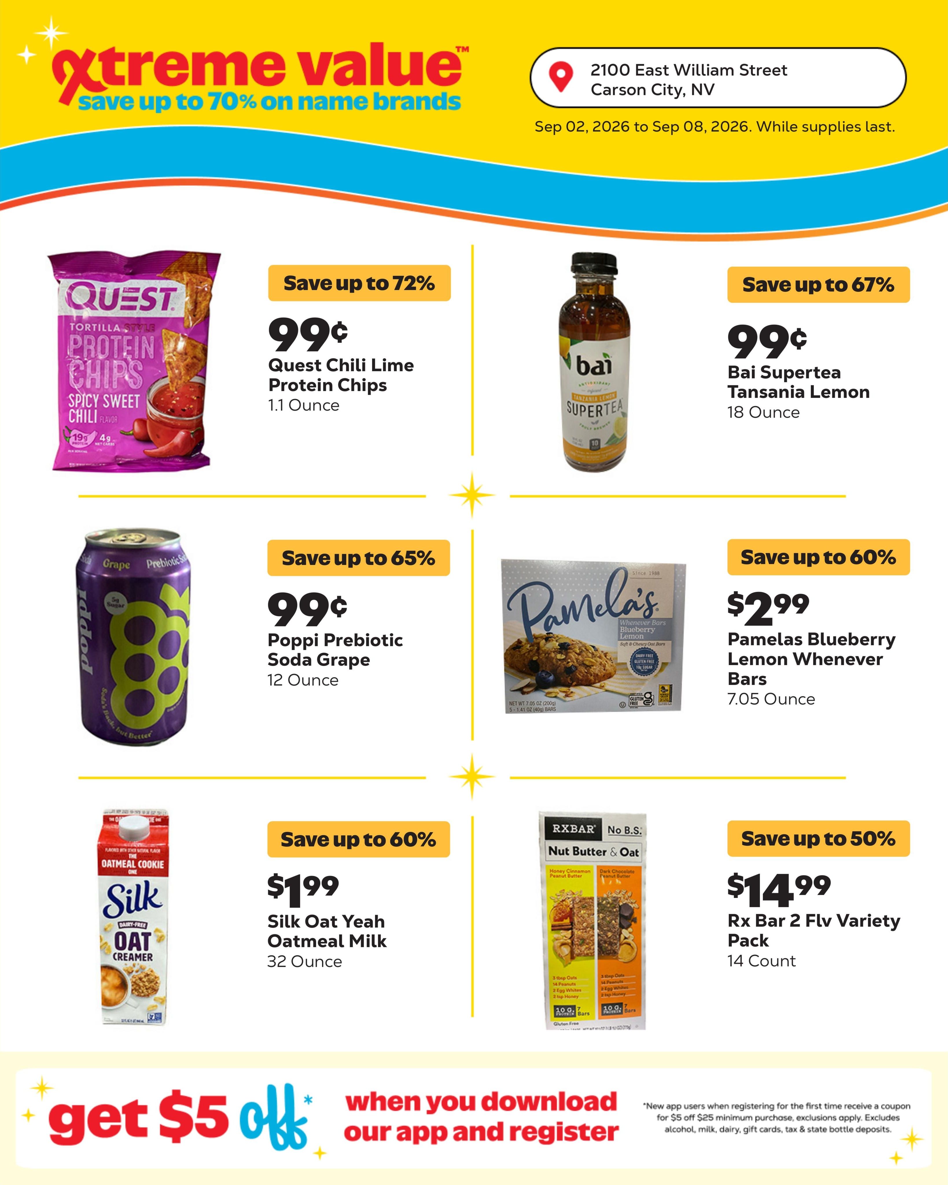 Grocery Outlet (Carson City Area, NV) Weekly Ad September 2 - 8, 2026