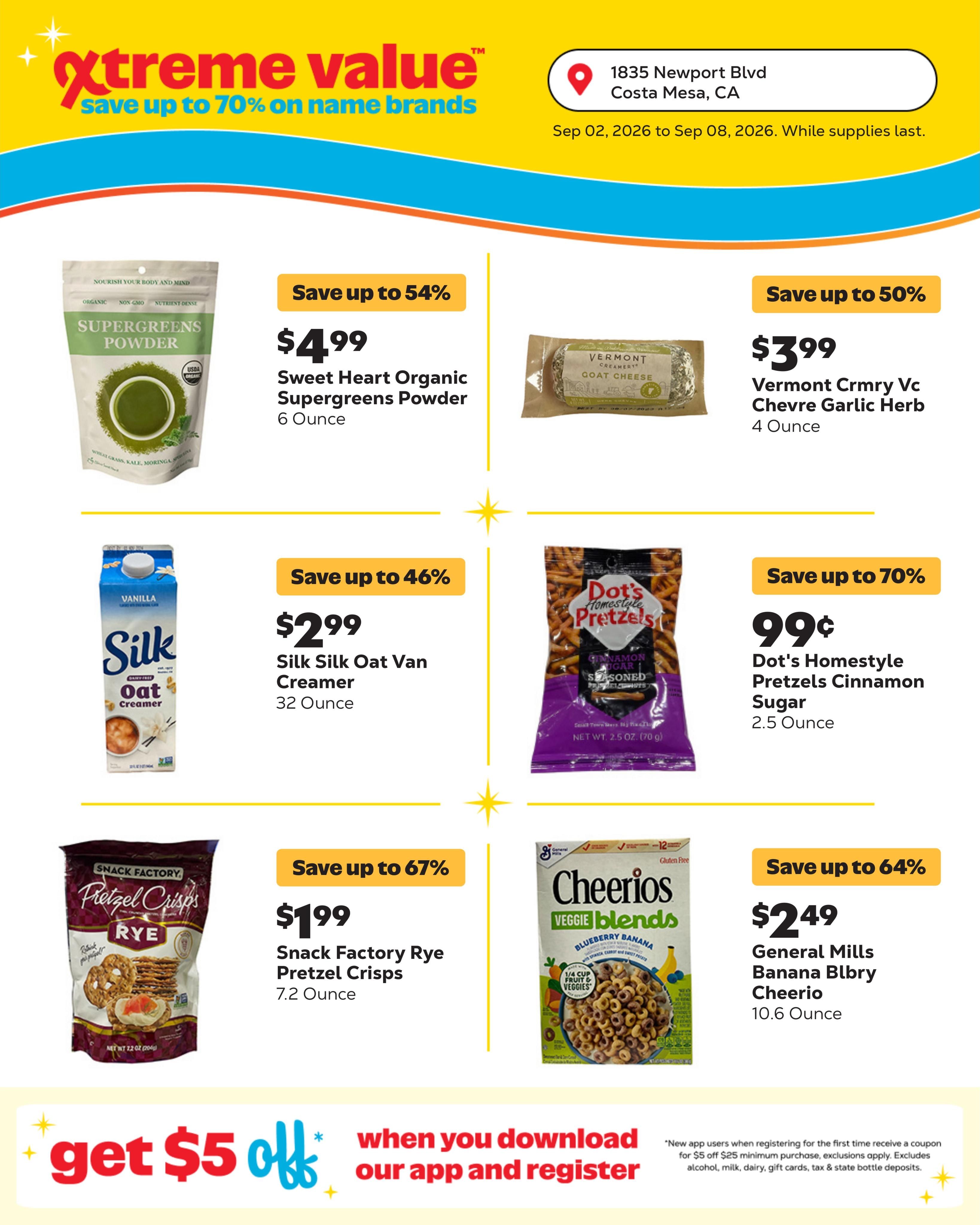 Grocery Outlet (Corona Del Mar Area, CA) Weekly Ad September 2 - 8, 2026