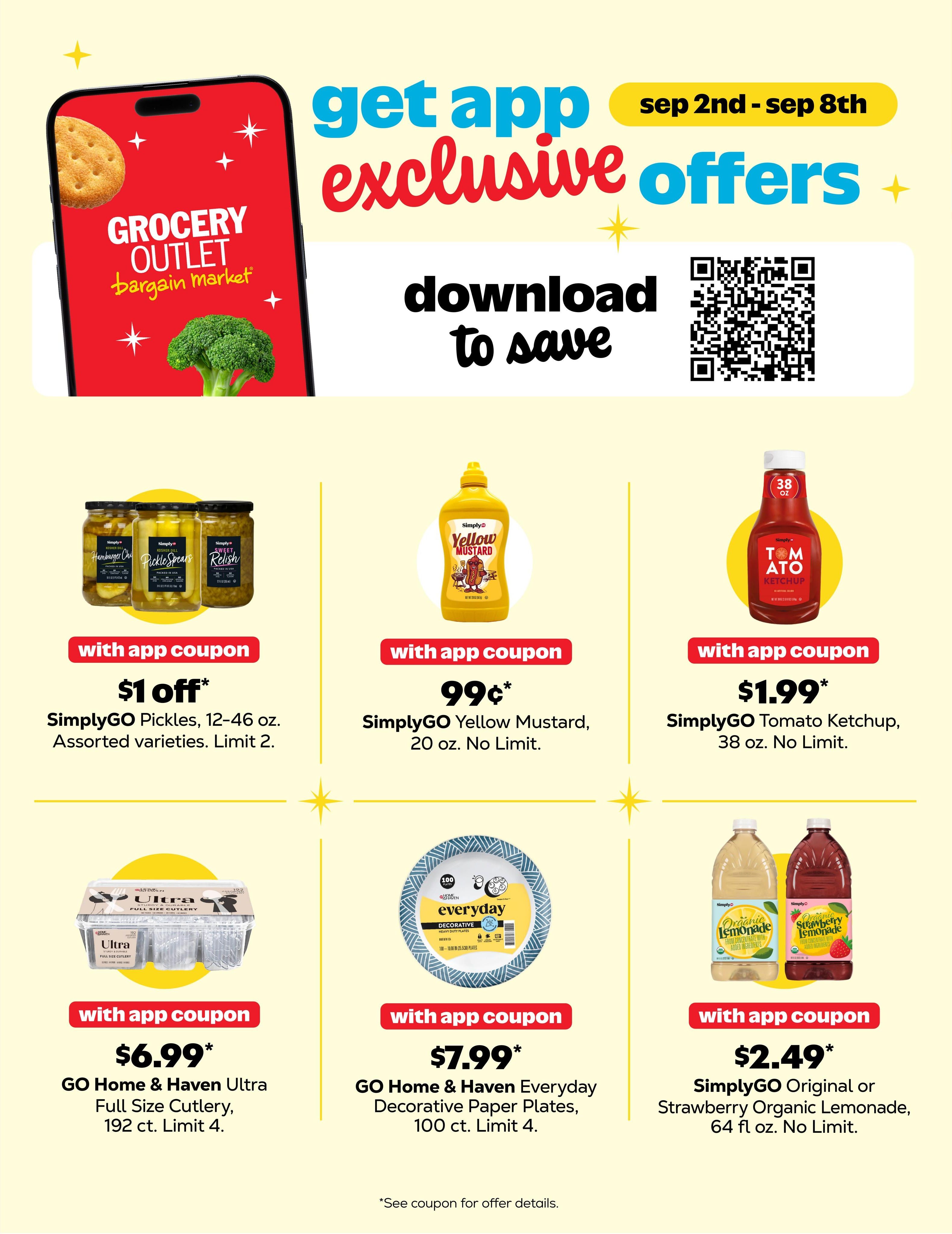 Grocery Outlet (Oxnard Area, CA) Weekly Ad September 2 - 8, 2026