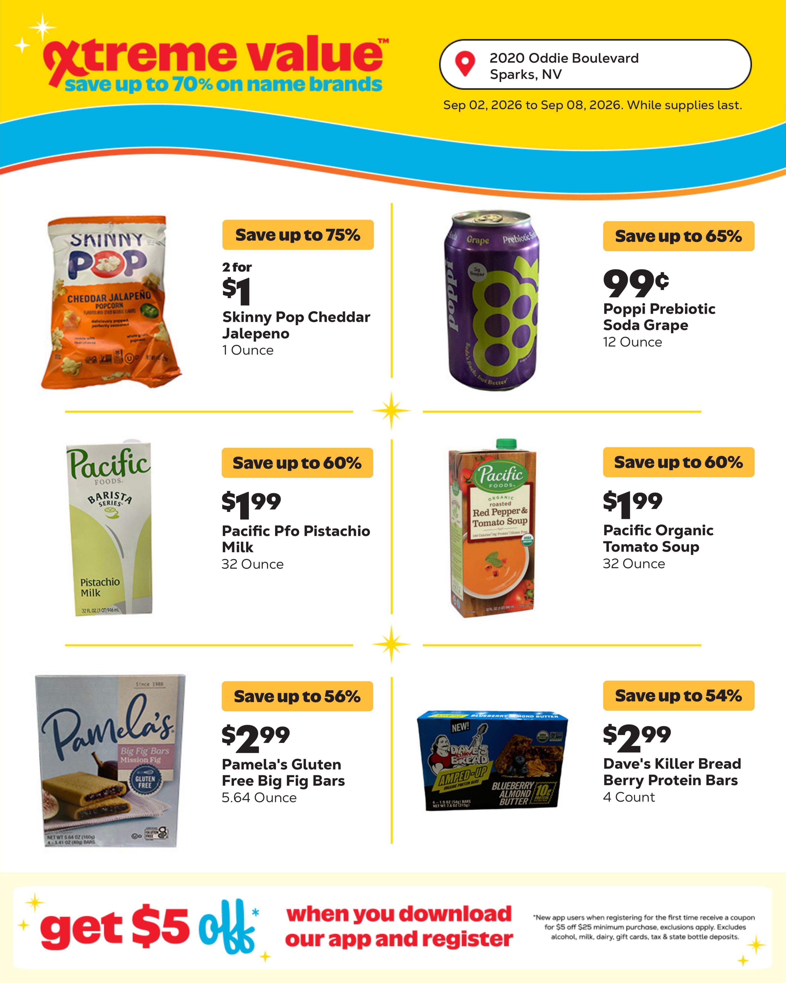 Grocery Outlet (Reno-Sparks Area, NV) Weekly Ad September 2 - 8, 2026