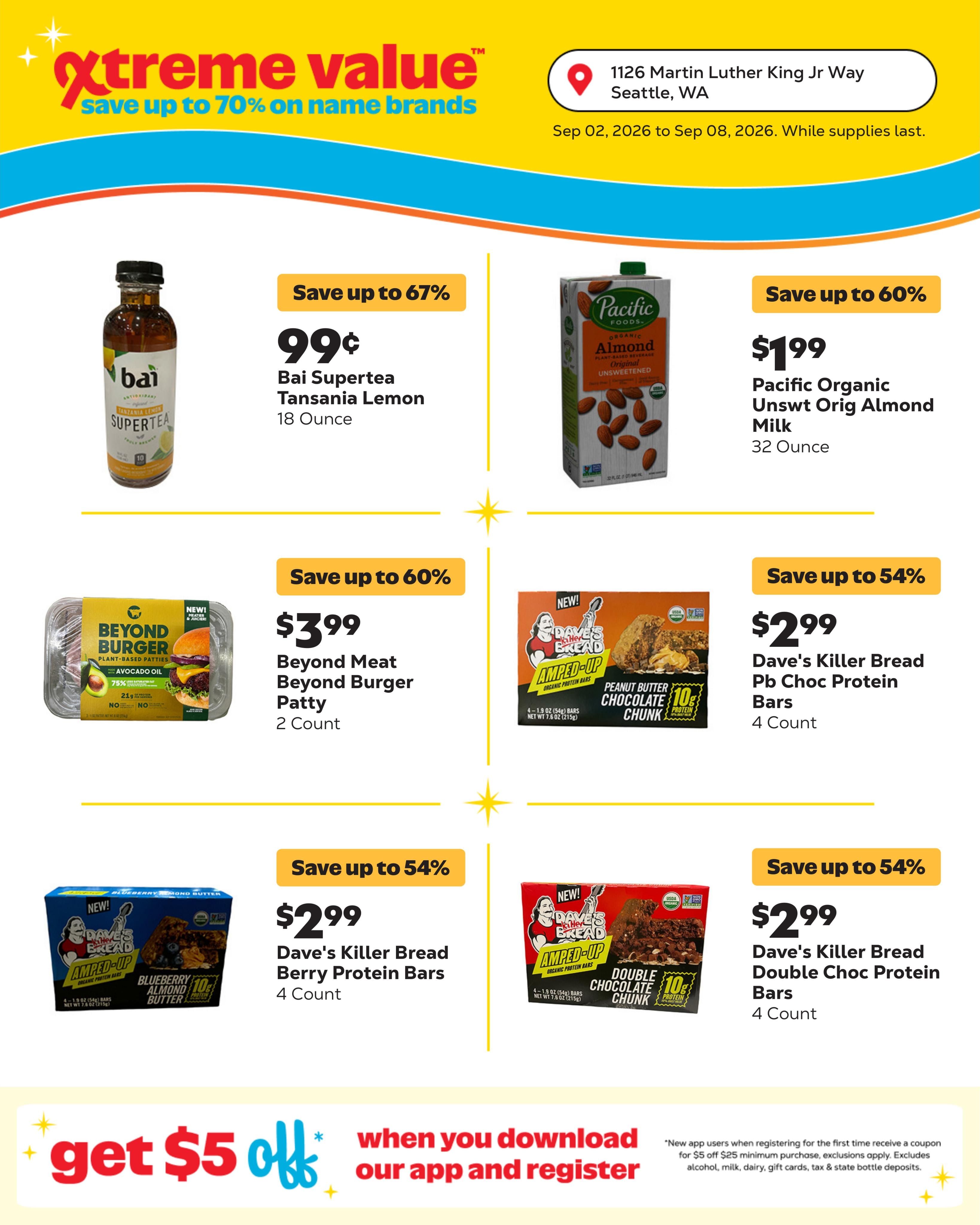 Grocery Outlet (Medina Area, WA) Weekly Ad September 2 - 8, 2026